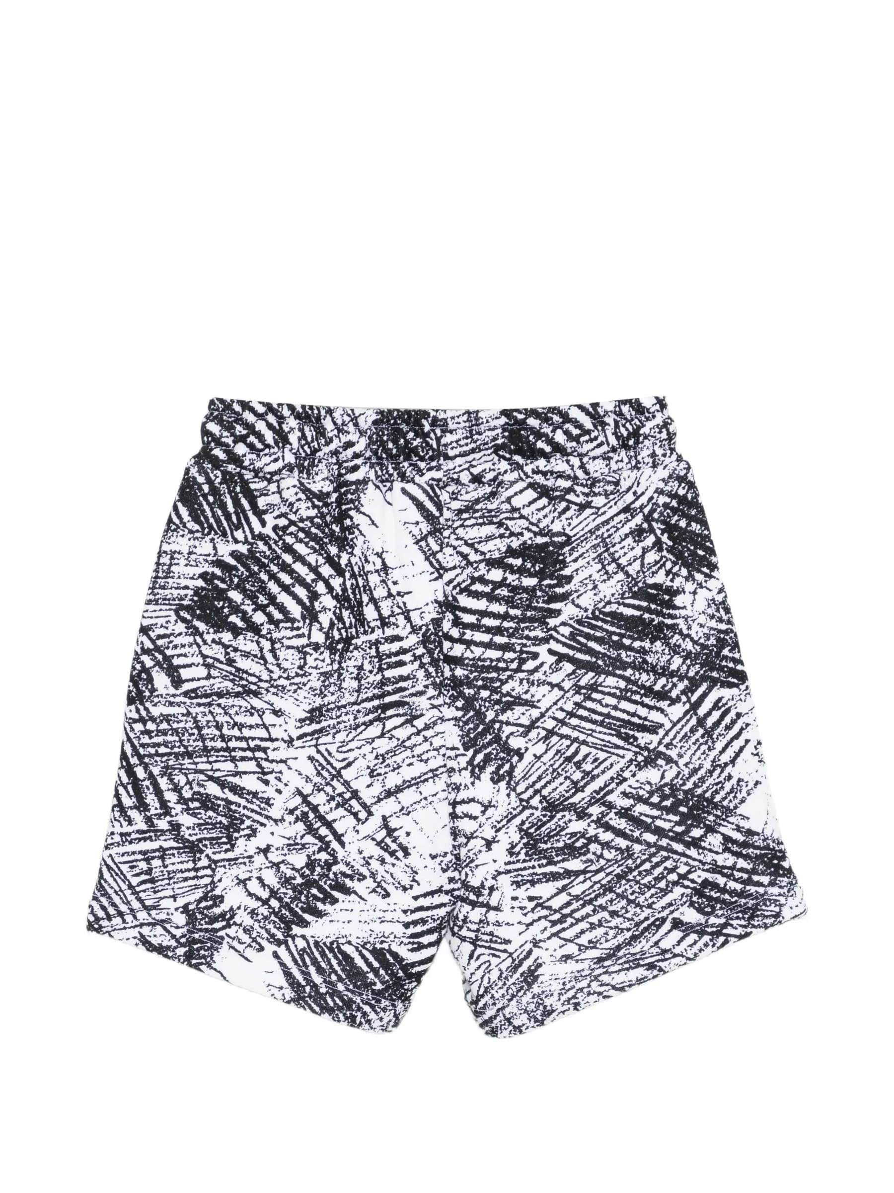 MSGM BERMUDA FELPA DISEGNATO - 2