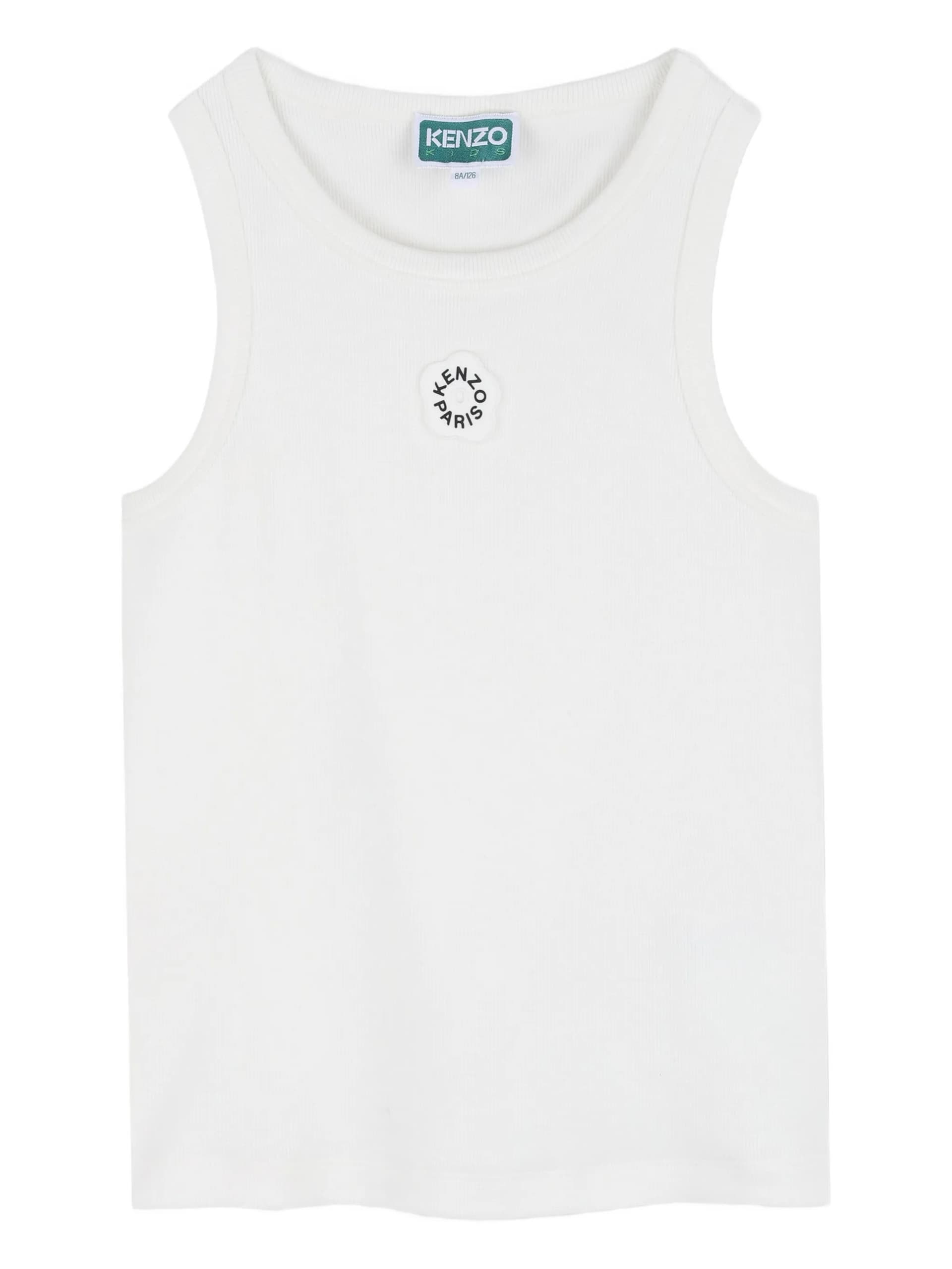 Kenzo TOP COSTINE LOGO FIORE - 4