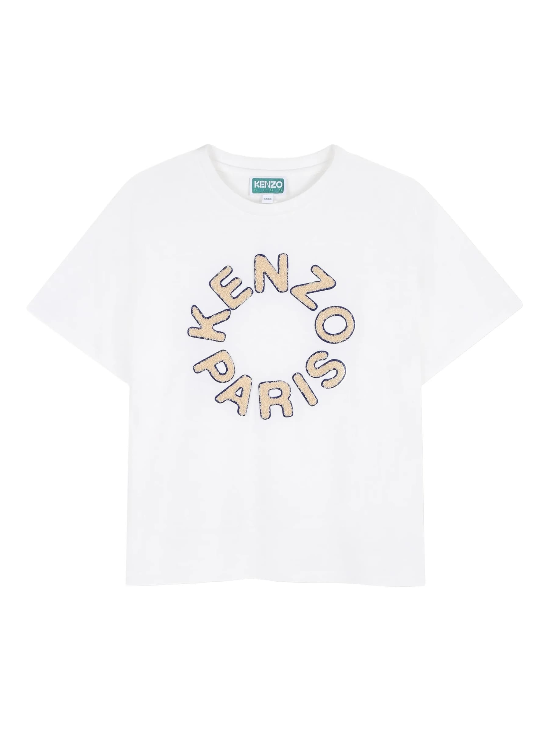 Kenzo T-SHIRT M/C LOGO SPUGNA