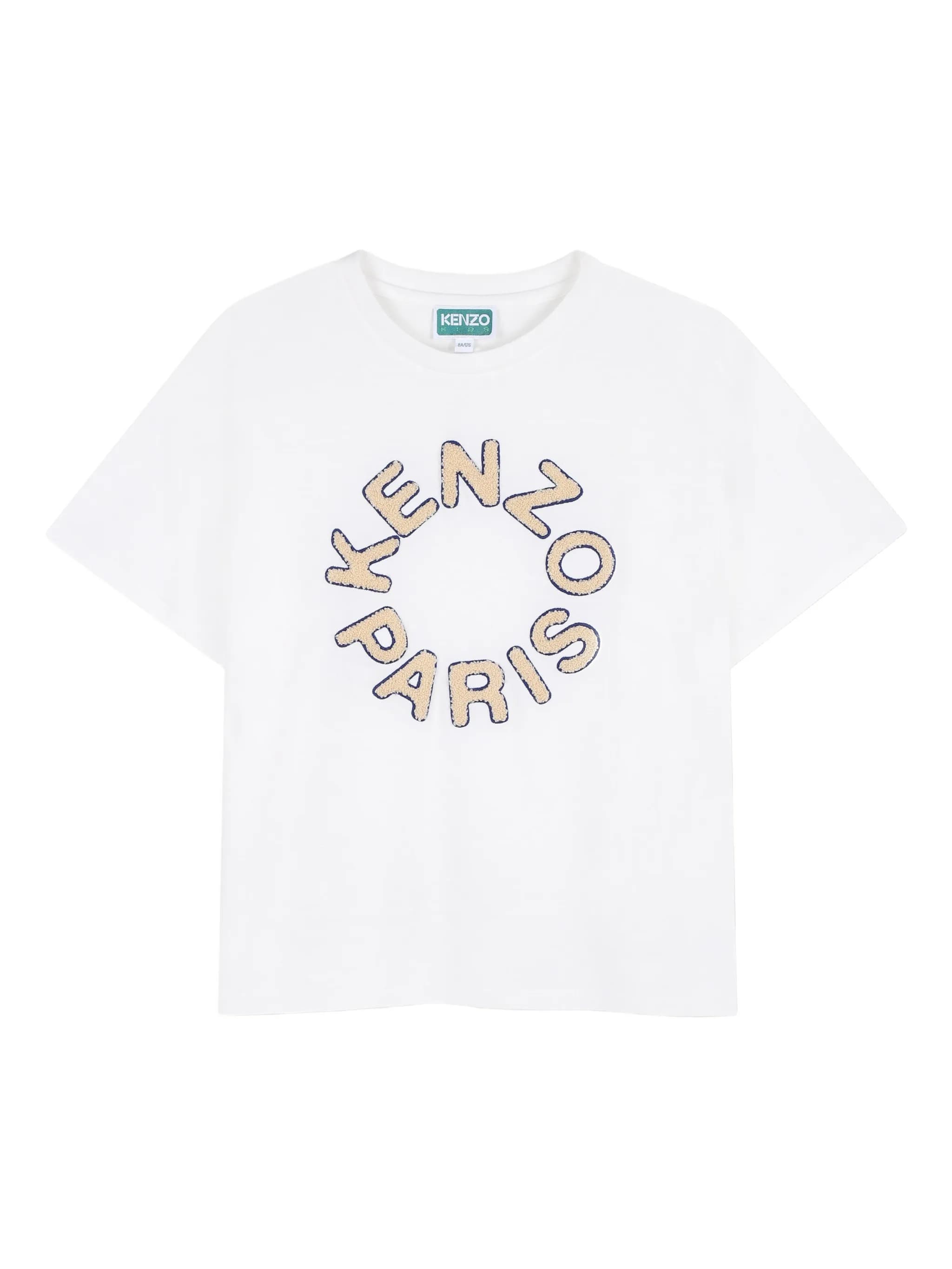 Kenzo T-SHIRT M/C LOGO SPUGNA - 4