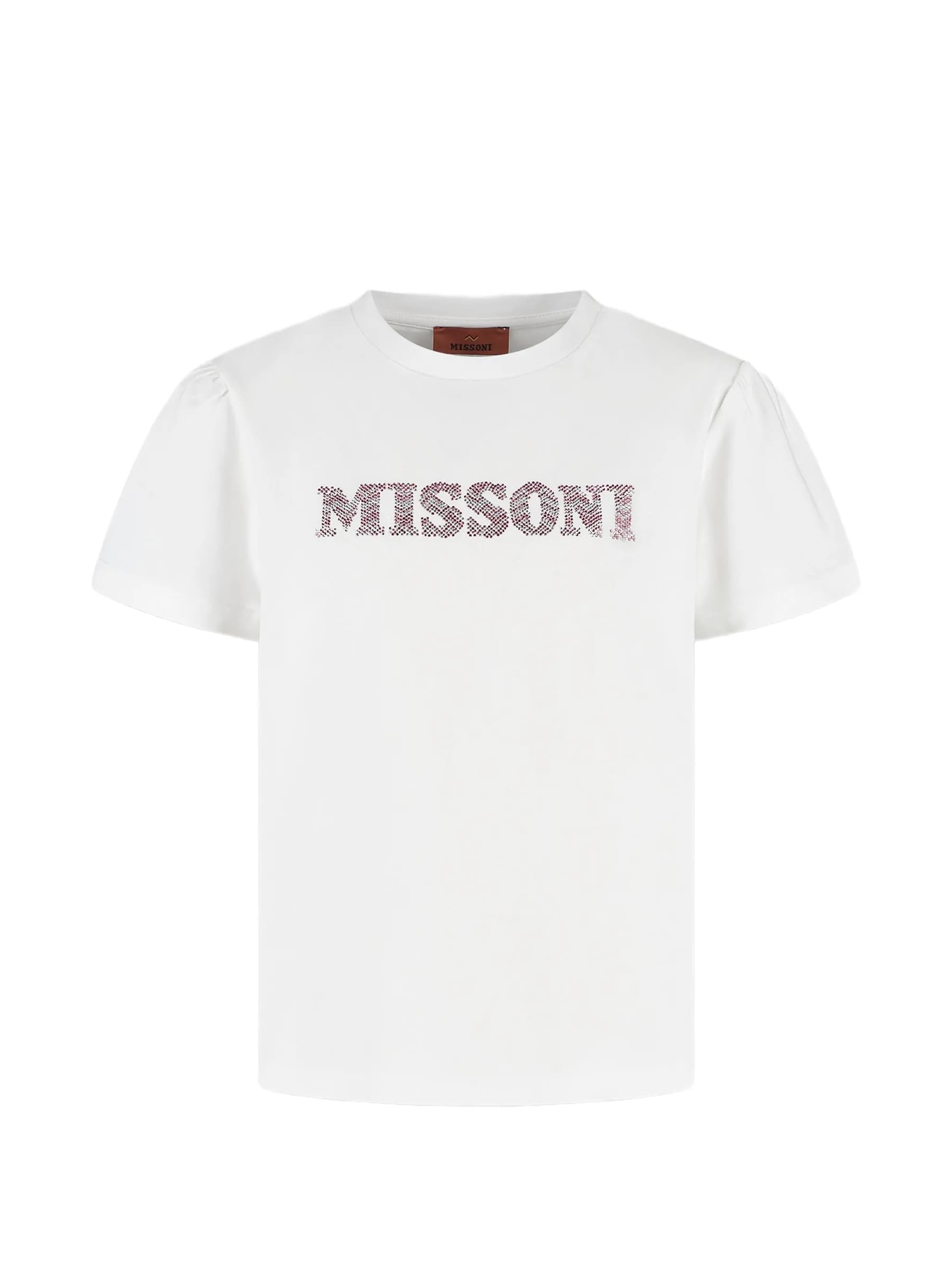 MISSONI T-SHIRT M/C LOGO CORALLINI