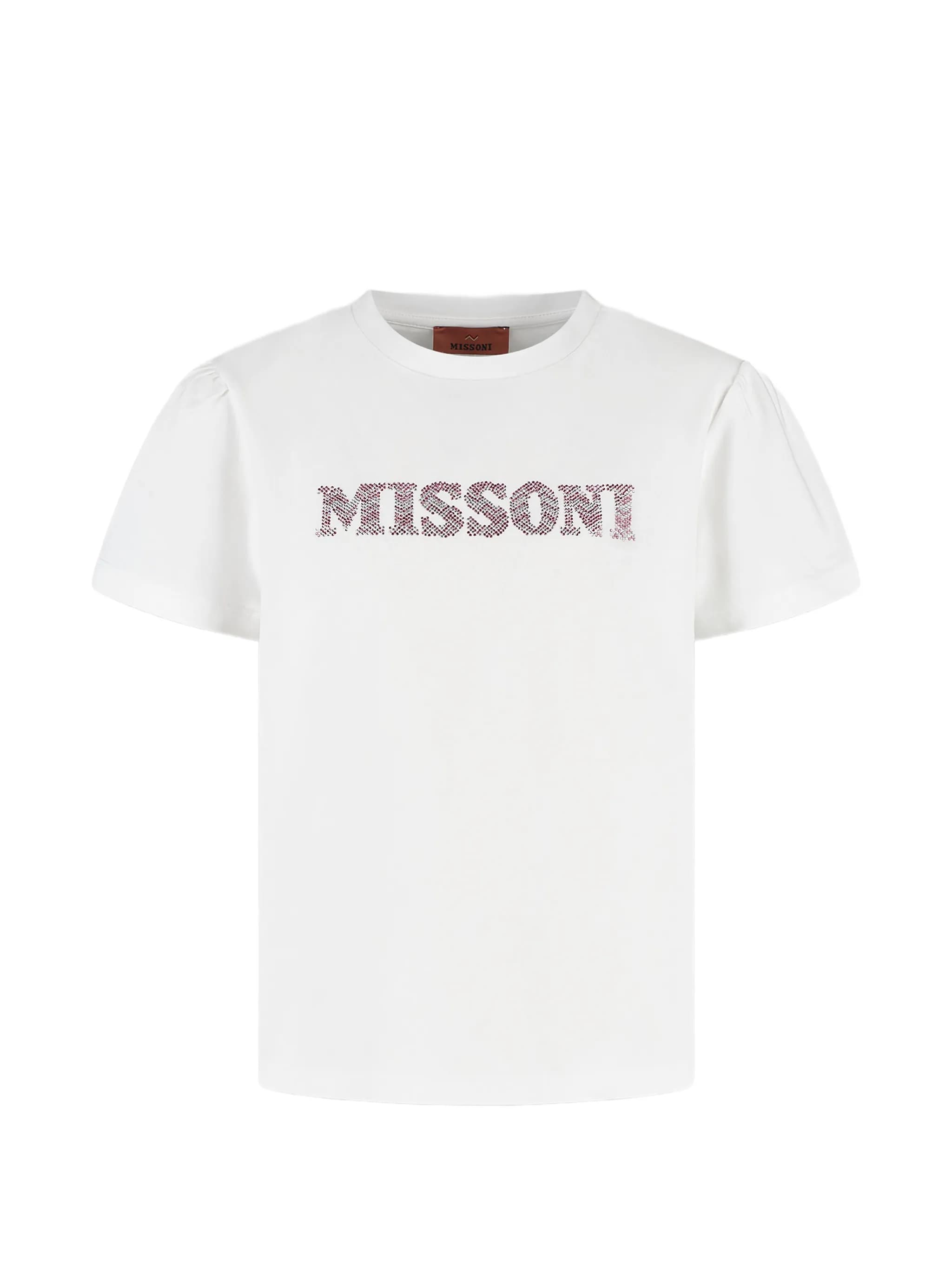 MISSONI T-SHIRT M/C LOGO CORALLINI - 4