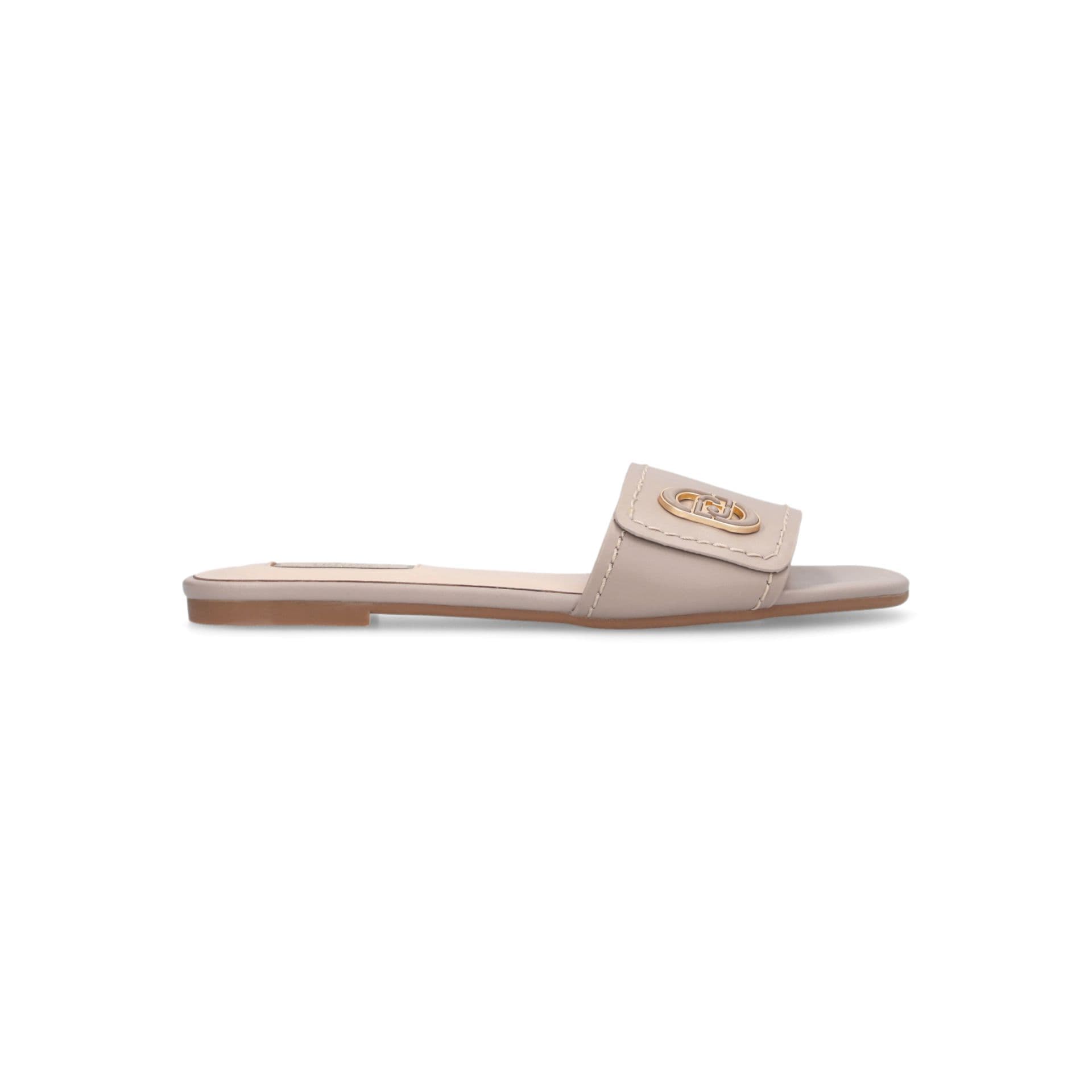 LIU JO Liu Jo Ciabatte Donna Sandy 03 in Pelle con Logo Beige Eleganti SA6127P0102S3951 - 6