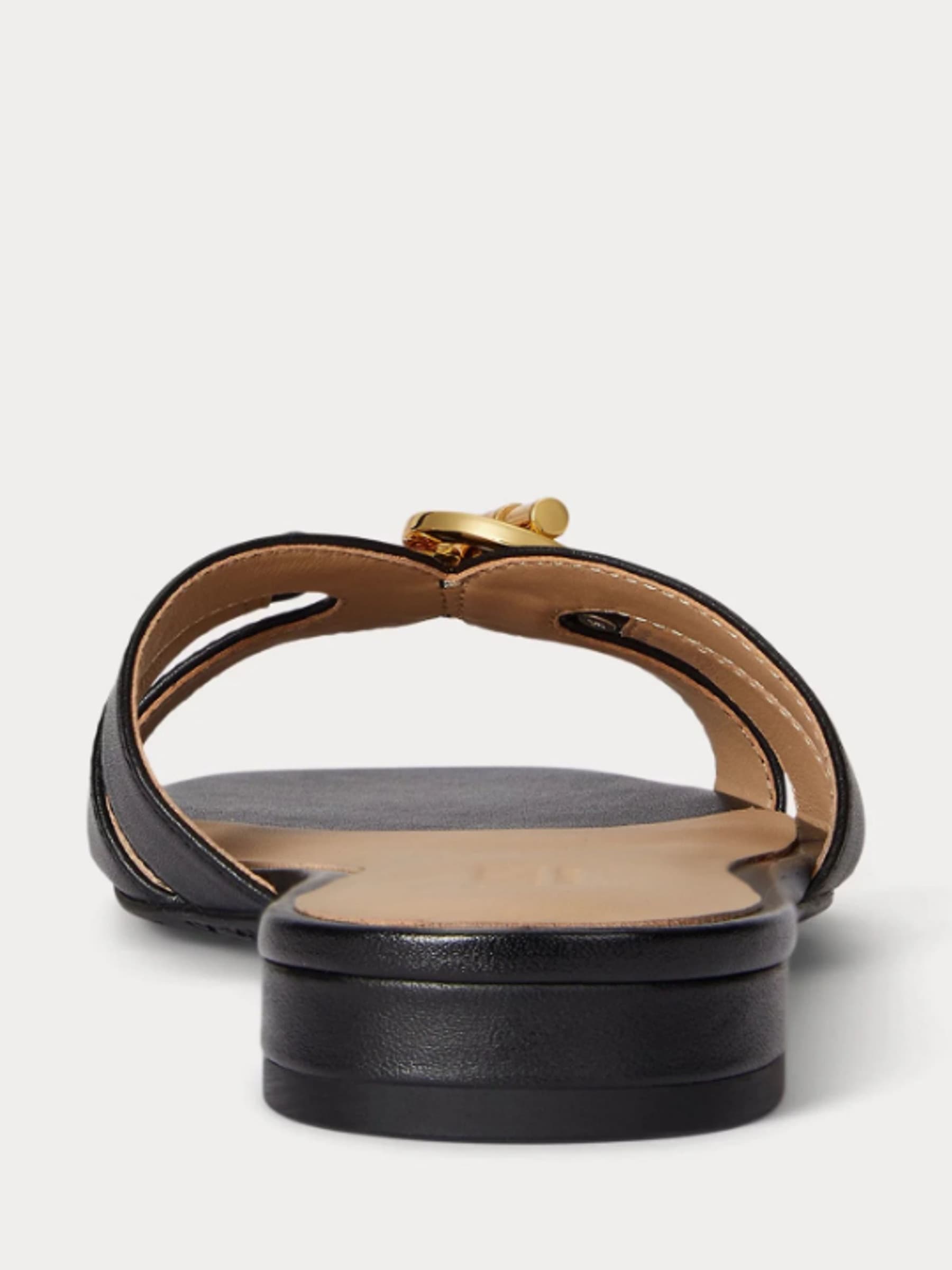 Ralph Lauren Sandali Donna ralph lauren 802982875002-BLACK Nero - 3