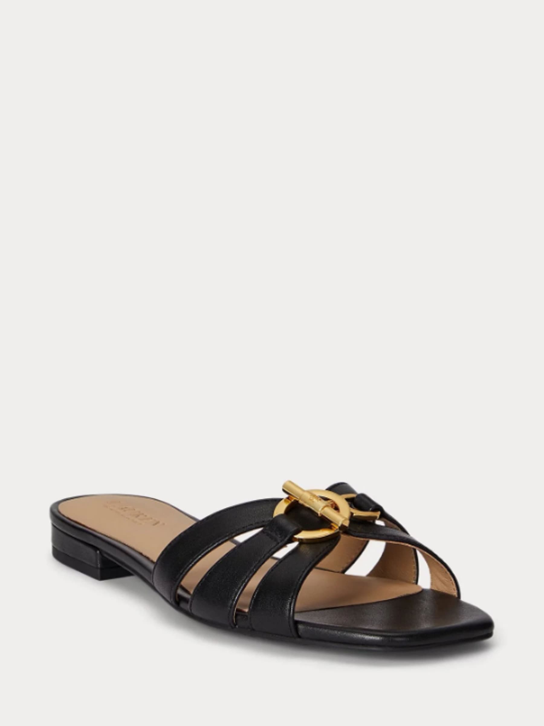 Ralph Lauren Sandali Donna ralph lauren 802982875002-BLACK Nero - 4
