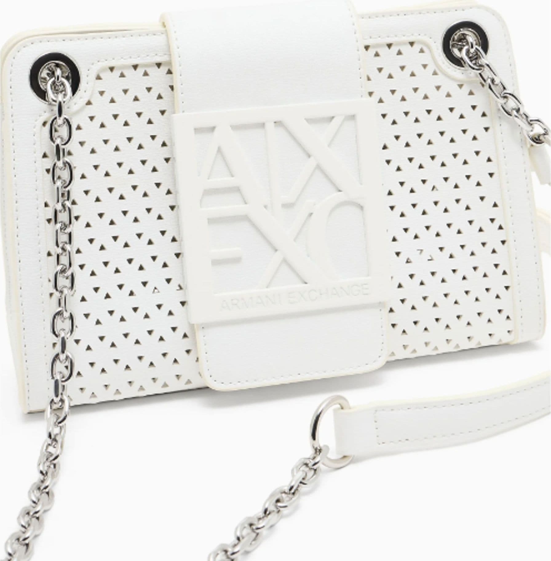 Armani Exchange Borsa Donna  XW000281AF22626-U0011 Bianco Sporco – OFF WHITE