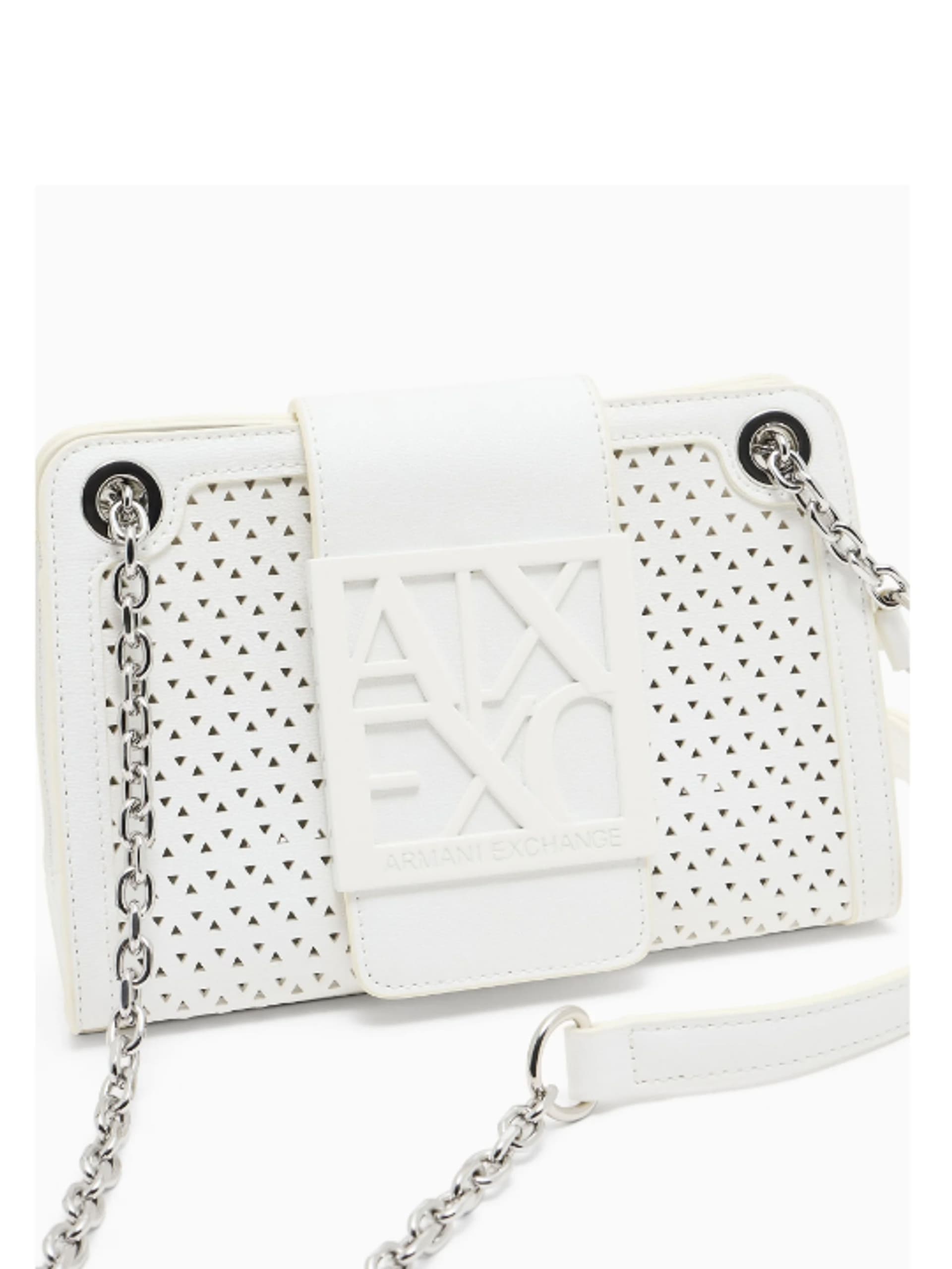 Armani Exchange Borsa Donna  XW000281AF22626-U0011 Bianco Sporco - 5