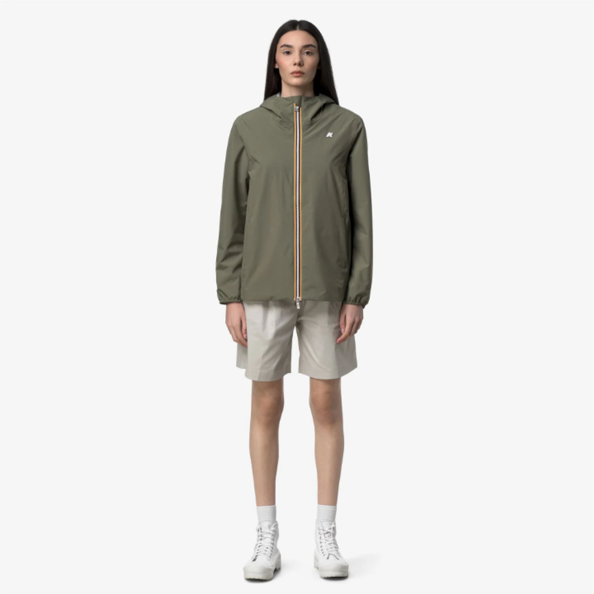 K-Way MARGUERITE STRETCH POLY JERSEY Donna k-way K8138PW-V15 Verde - 6