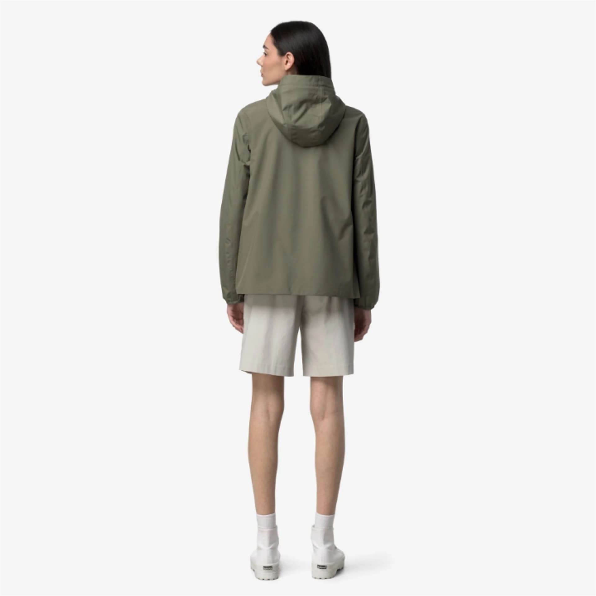 K-Way MARGUERITE STRETCH POLY JERSEY Donna k-way K8138PW-V15 Verde - 5