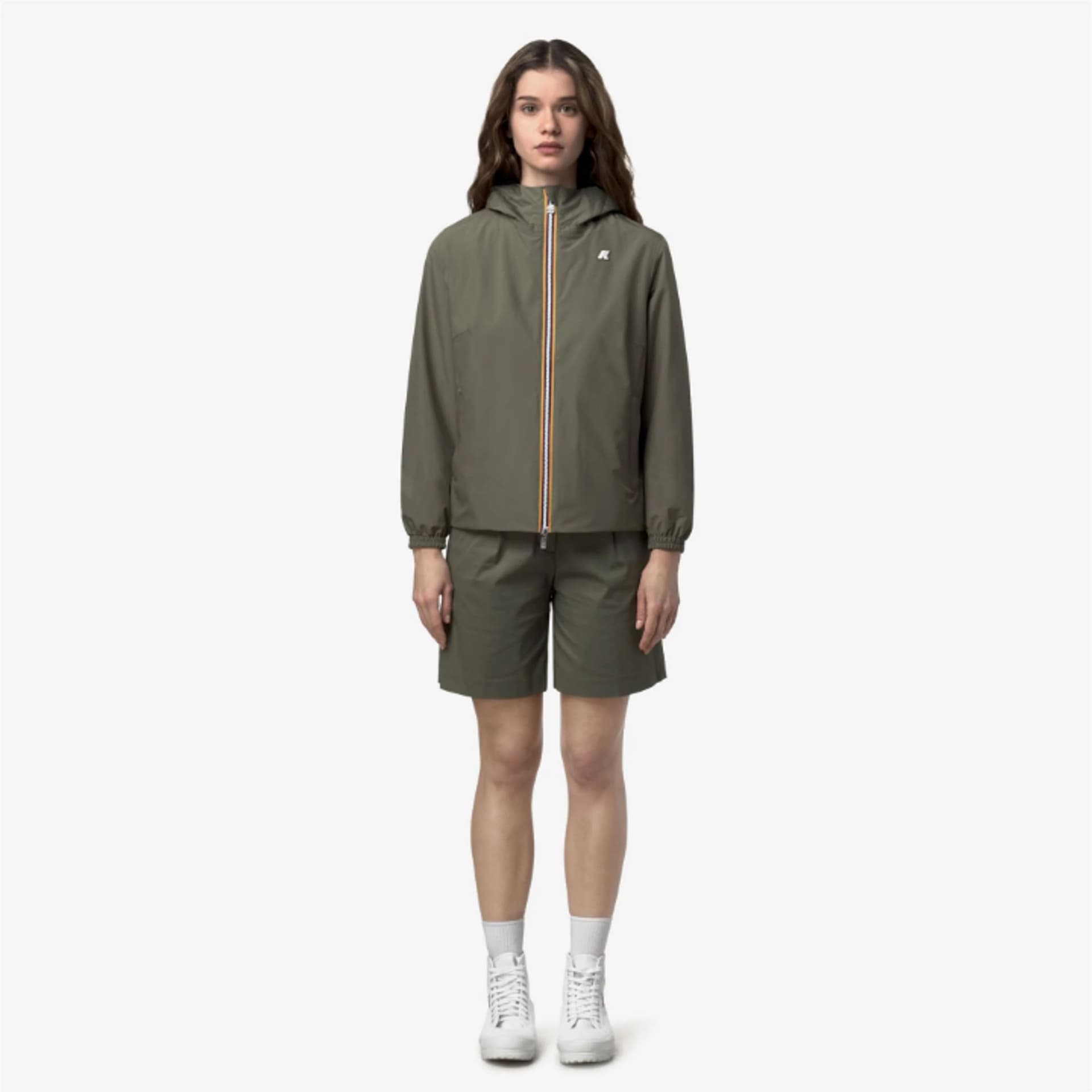 K-Way LIL 2.0 STRETCH POLY JERSEY Donna k-way K21347W-V15 Verde - 5