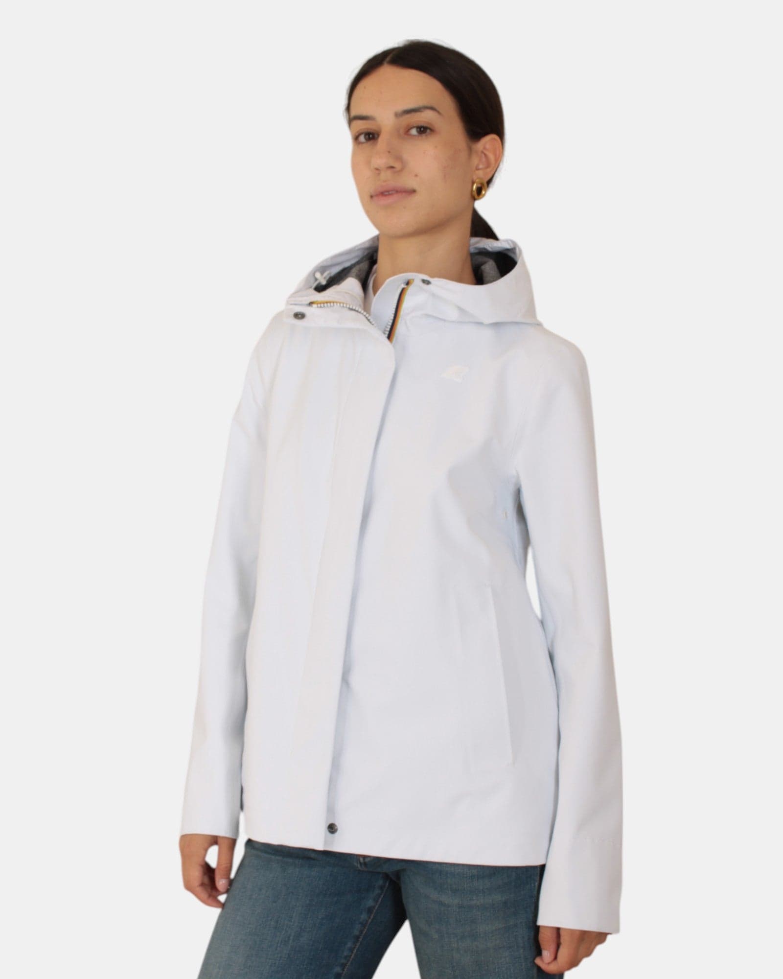 K-Way MADALINA BONDED JERSEY Donna k-way K3137GW-001 Bianco - 2