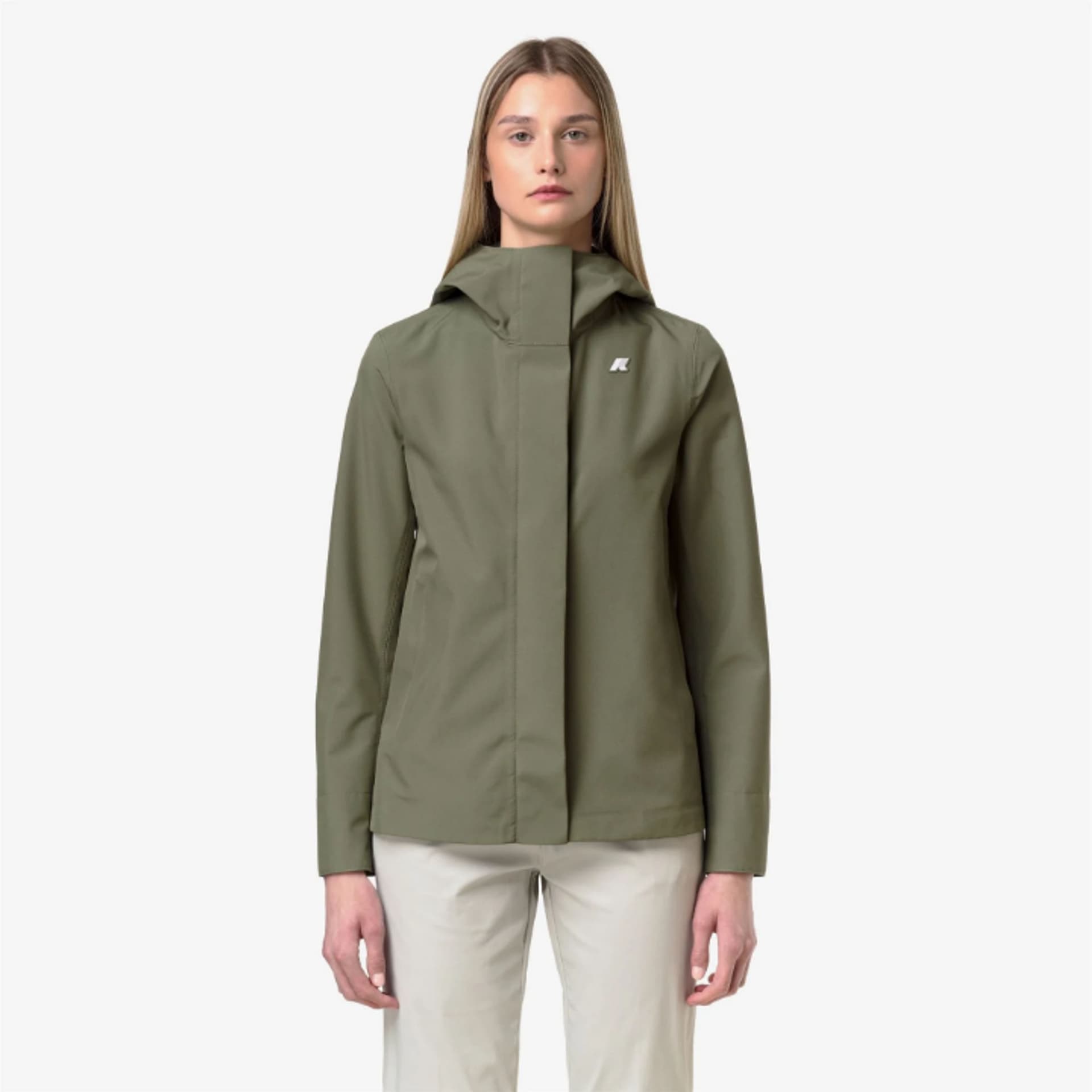 K-Way MADALINA BONDED JERSEY Donna k-way K3137GW-V15 Verde - 3