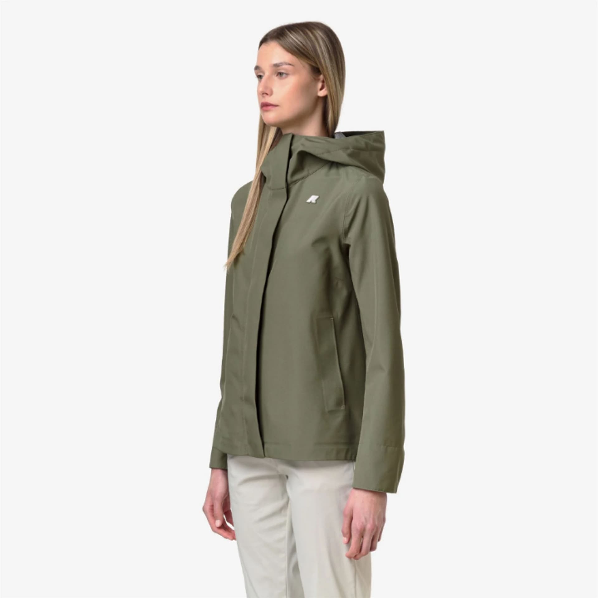 K-Way MADALINA BONDED JERSEY Donna k-way K3137GW-V15 Verde - 4