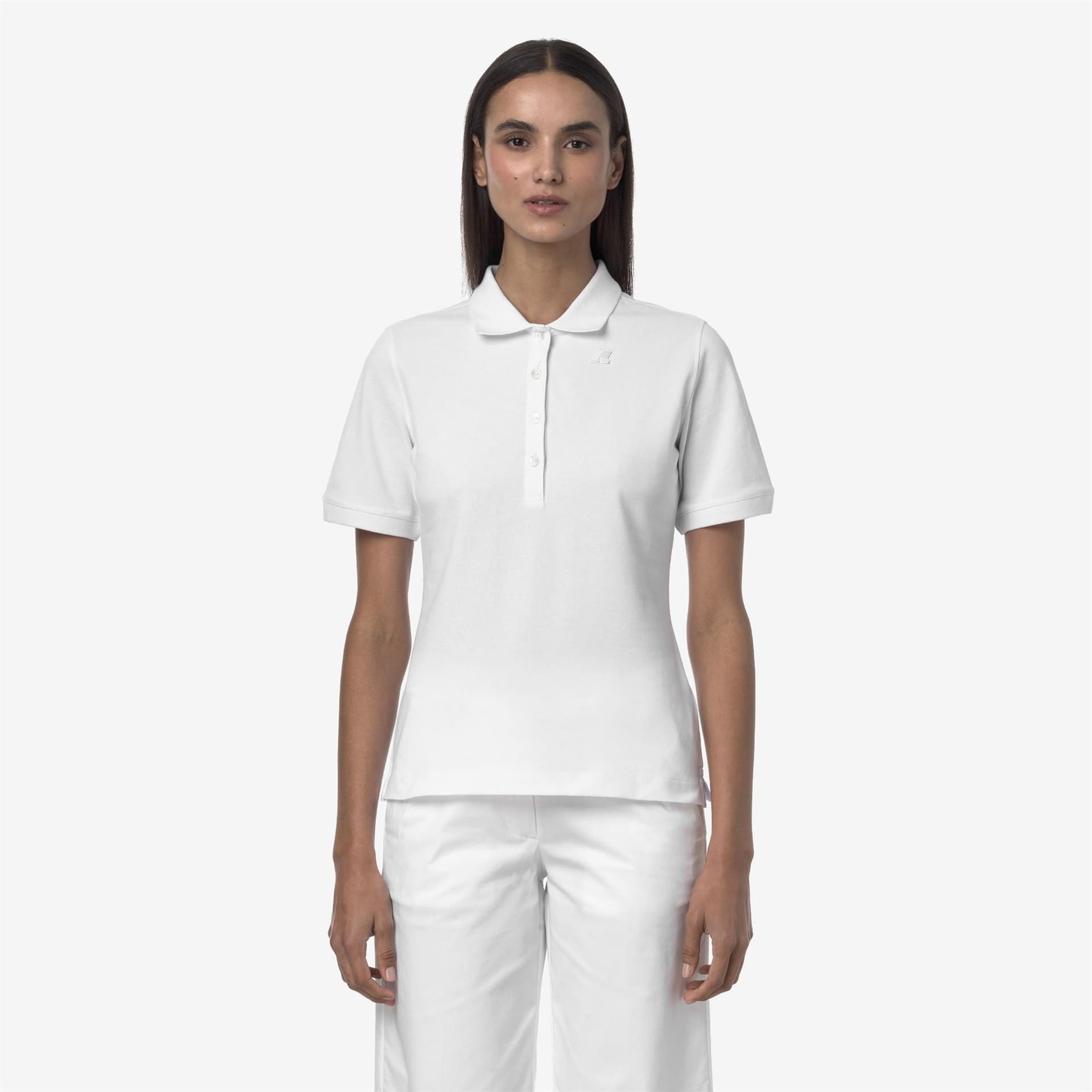 K-Way ALI PIQUE Donna k-way K8127YW-001 Bianco - 2