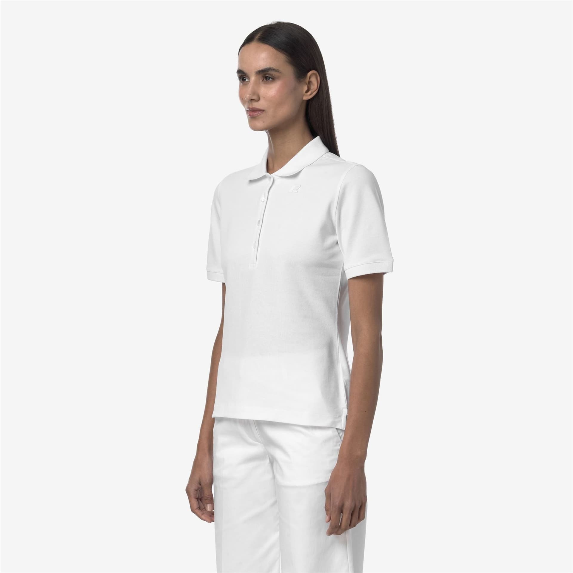 K-Way ALI PIQUE Donna k-way K8127YW-001 Bianco - 3