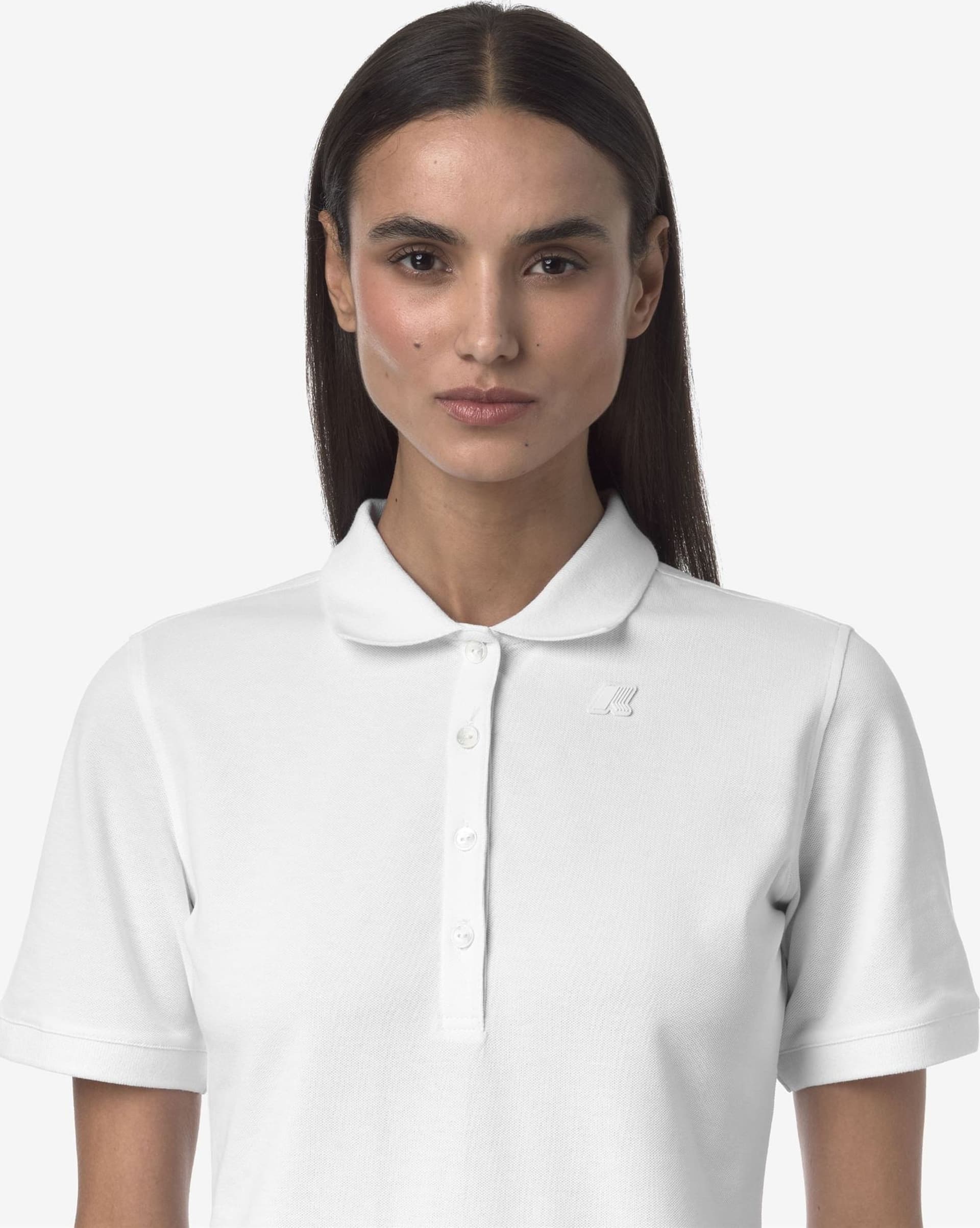 K-Way ALI PIQUE Donna k-way K8127YW-001 Bianco - 5