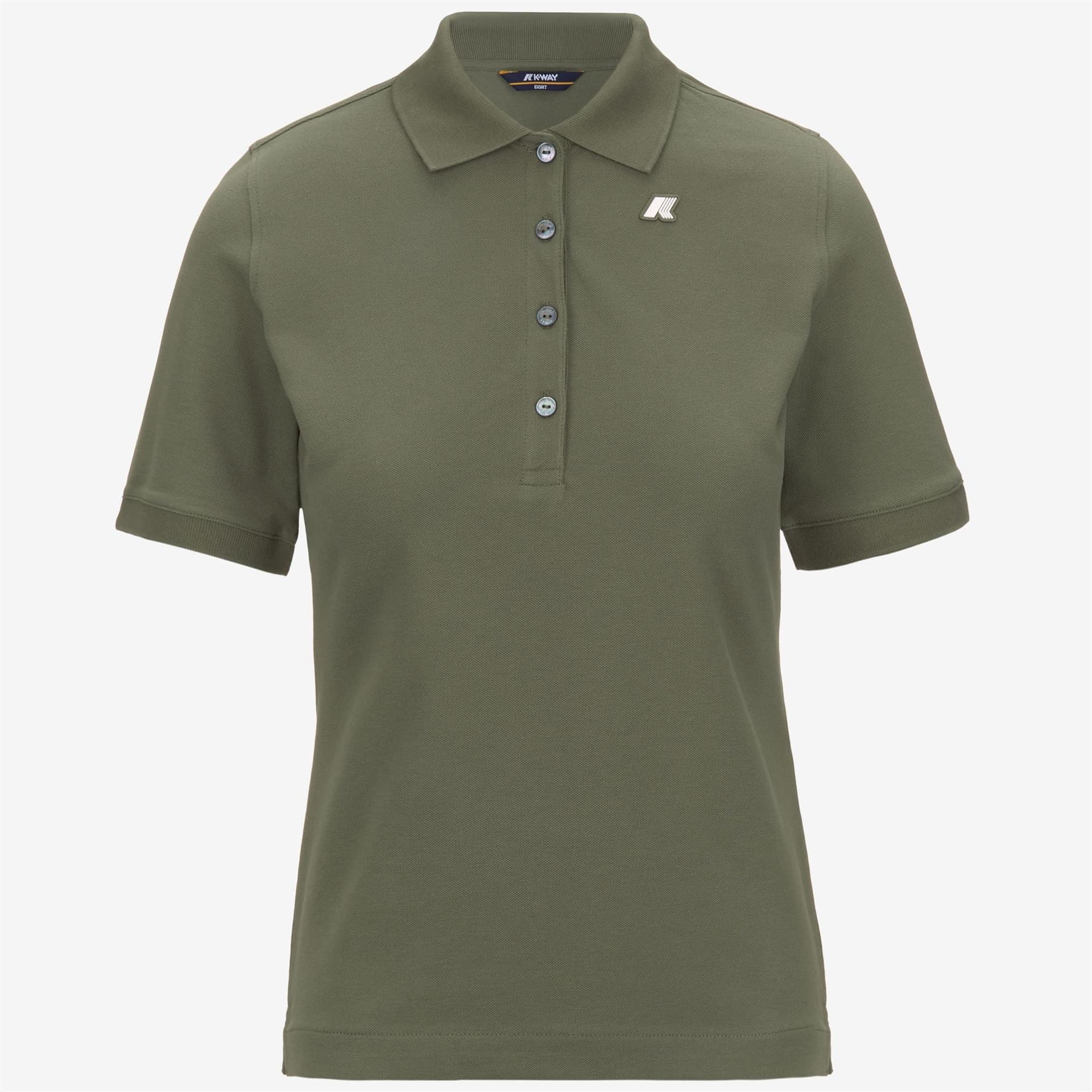 K-Way ALI PIQUE Donna k-way K8127YW-V15 Verde - 2