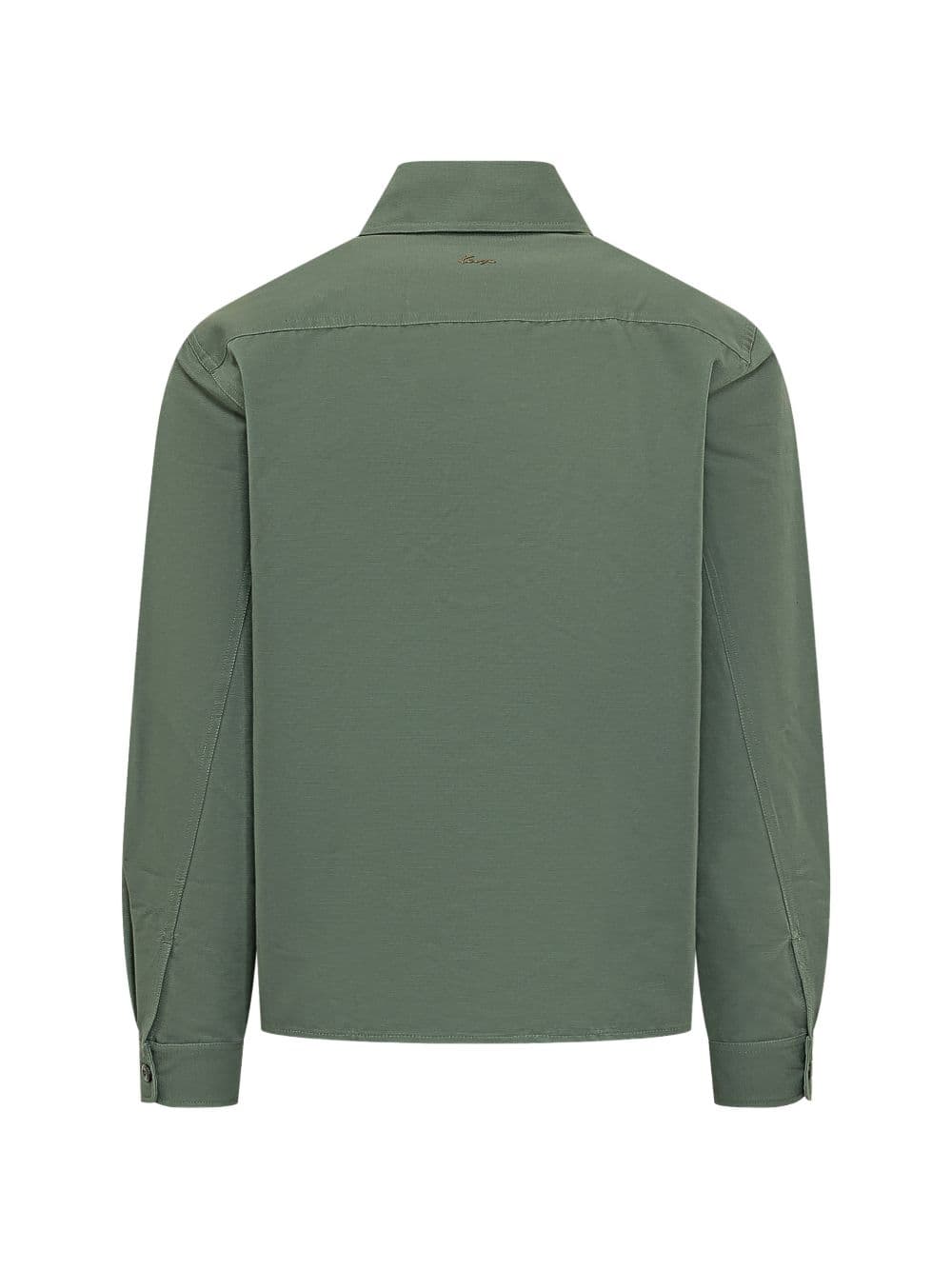 Kenzo kenzo giacca-camicia tasche uomo verde - 3