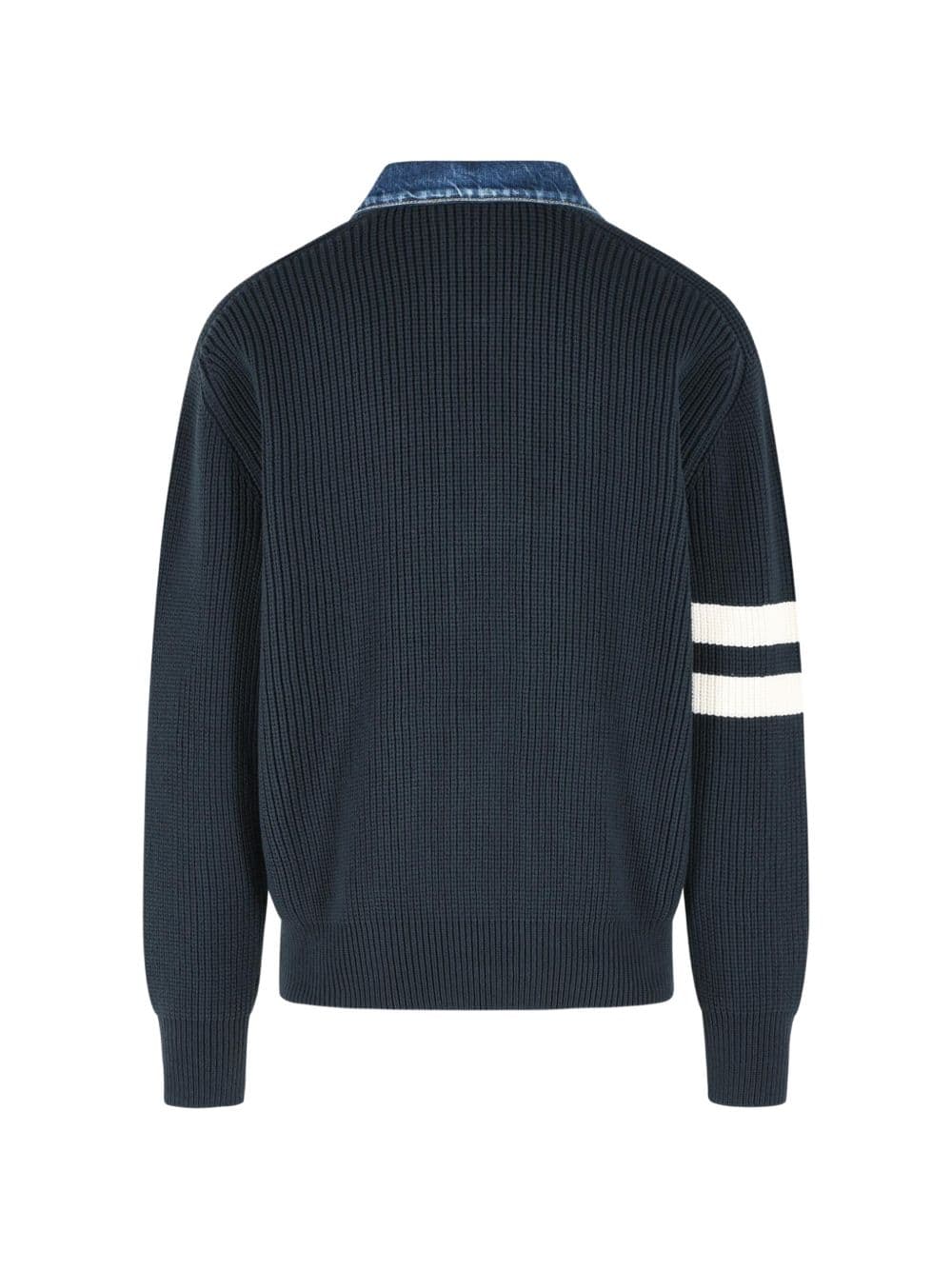 DSQUARED2 dsquared2 cardigan blu uomo colletto denim - 3