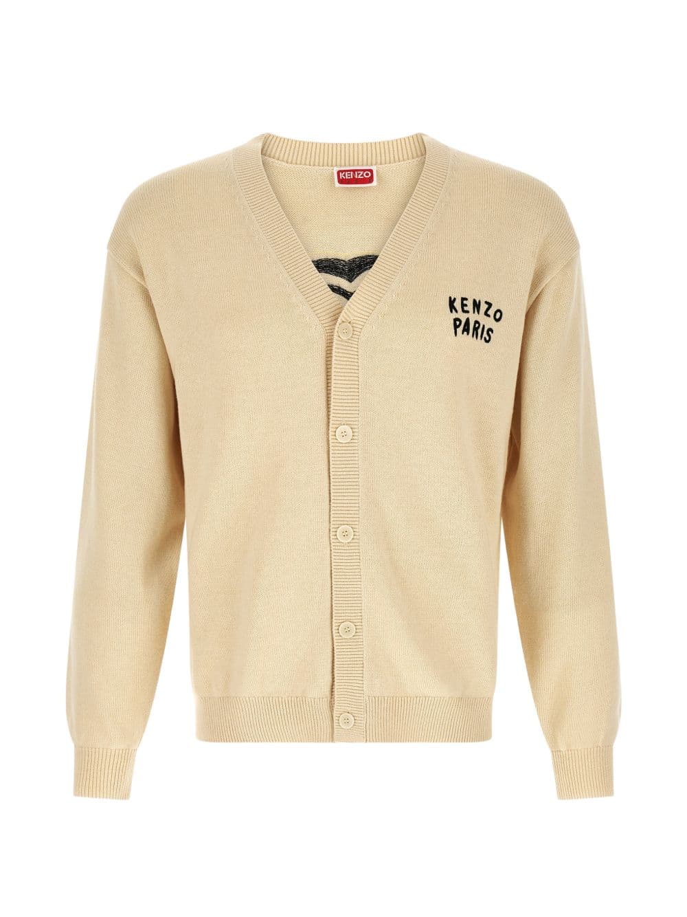 Kenzo kenzo cardigan cuore posteriore uomo beige