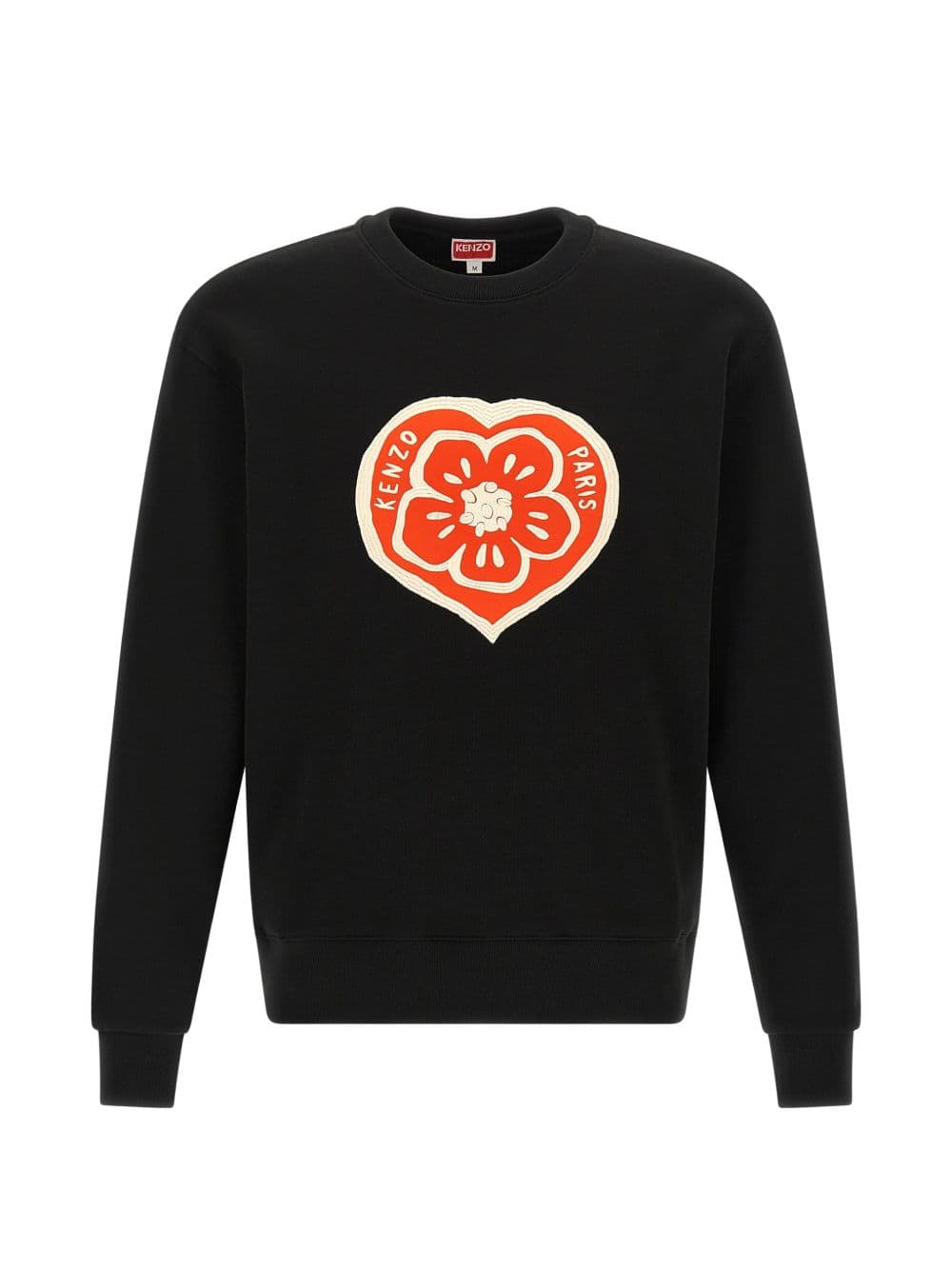 Kenzo kenzo felpa cuore boke uomo nero - 5