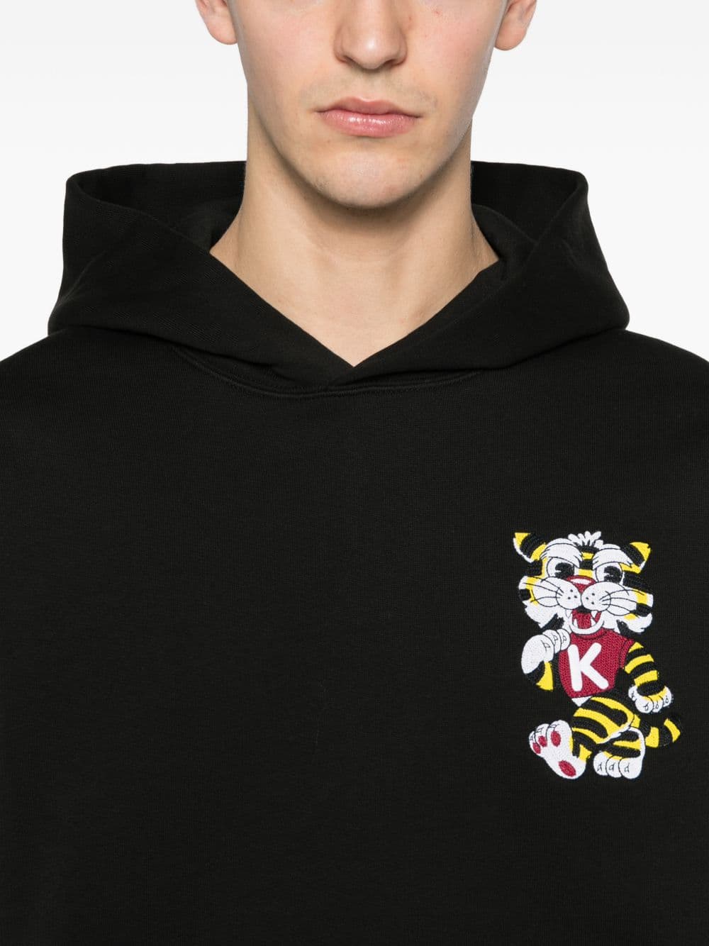 Kenzo kenzo felpa wild tiger uomo nero - 4