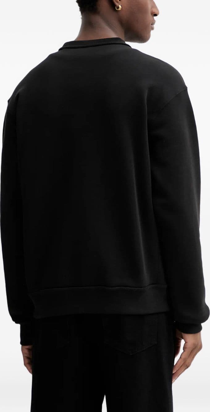 Kenzo kenzo felpa logo a nastro uomo nero - 3