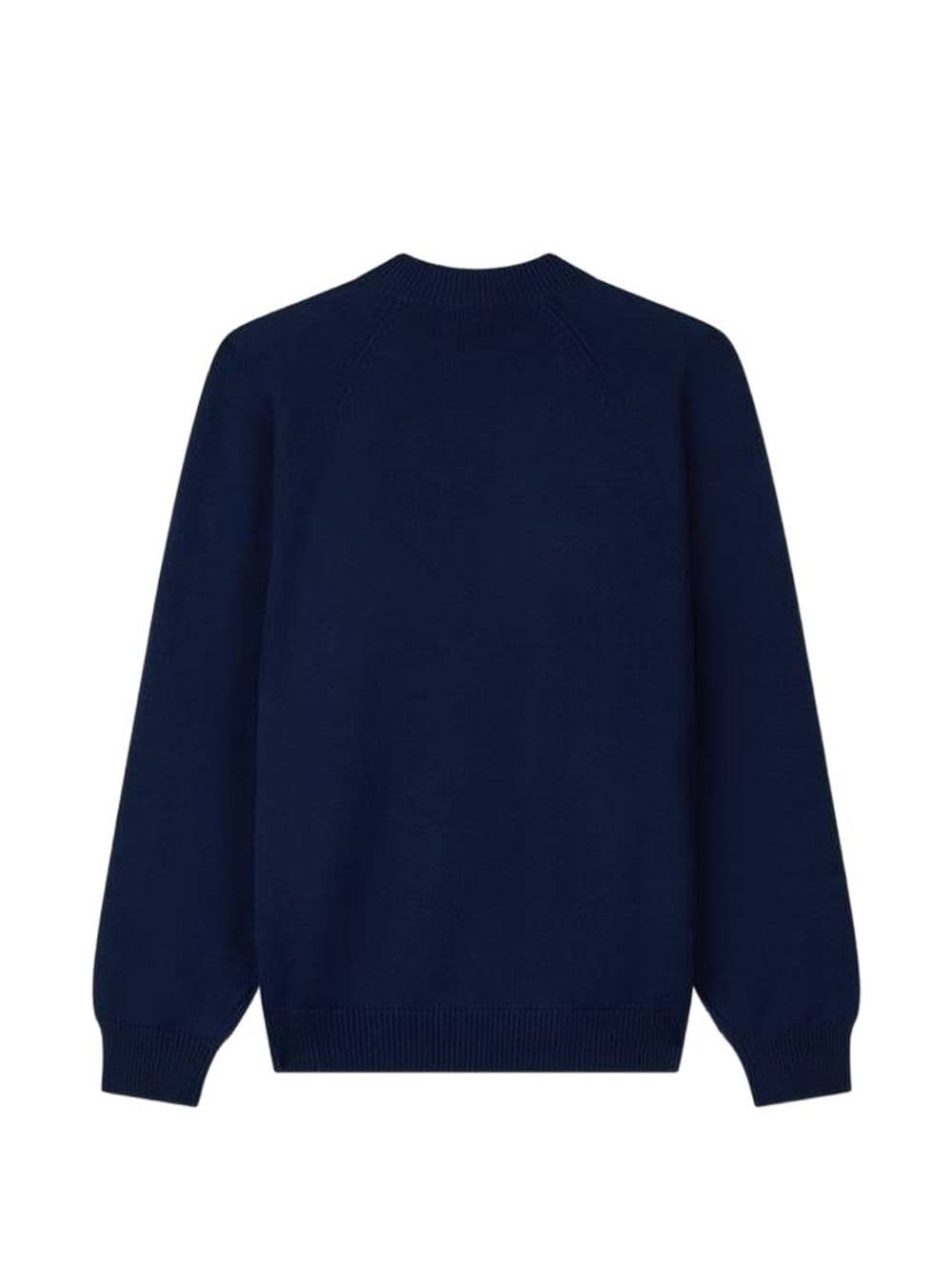 Kenzo kenzo felpa applicazioni uomo blu - 4