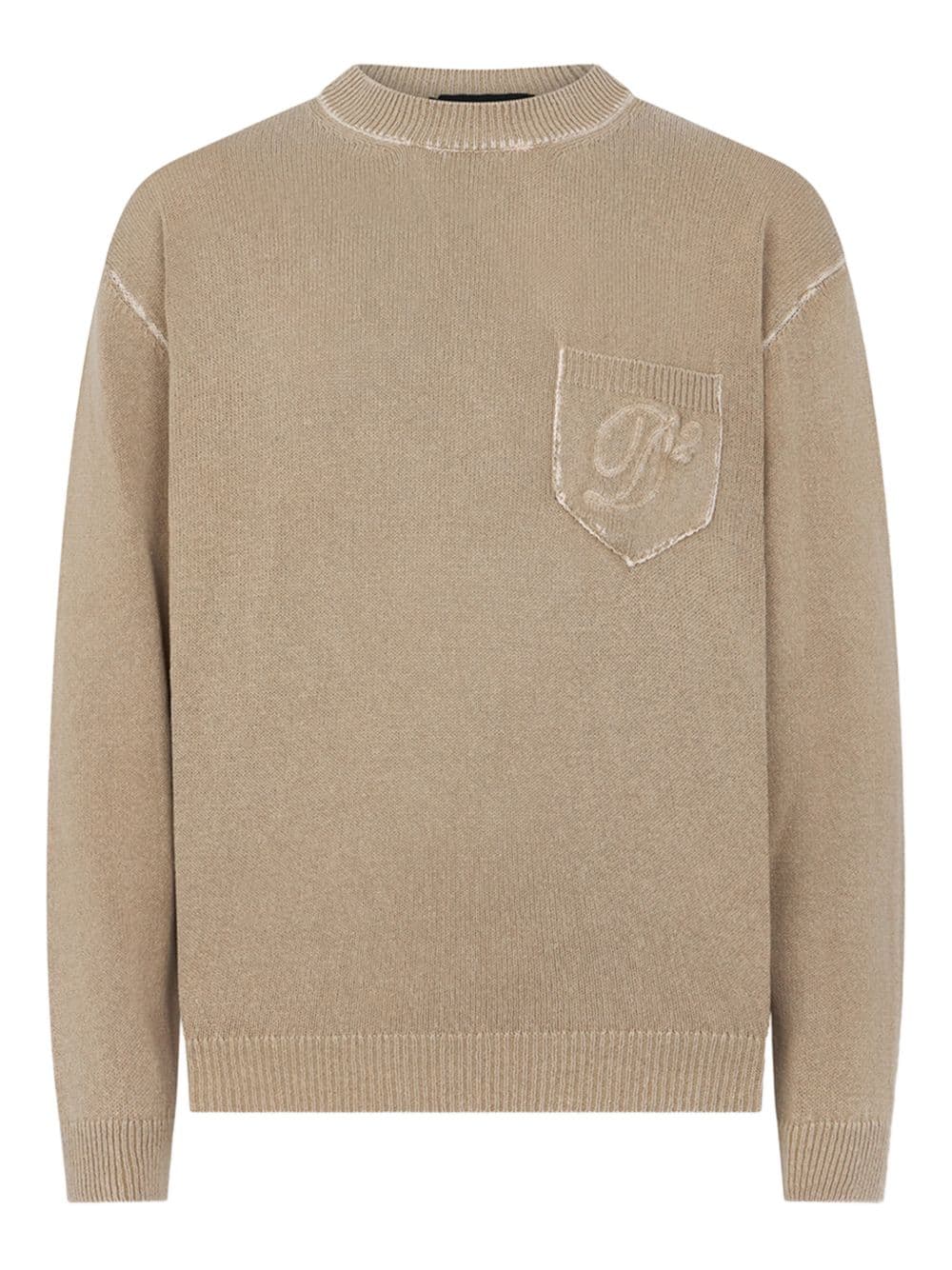 DSQUARED2 dsquared2 maglia taschino uomo beige - 3