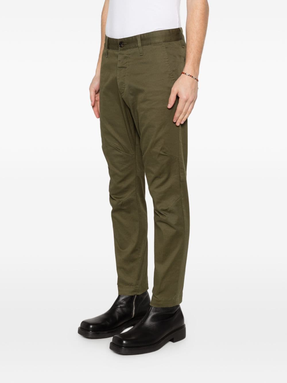 DSQUARED2 dsquared2 pantalone verde uomo chino - 6