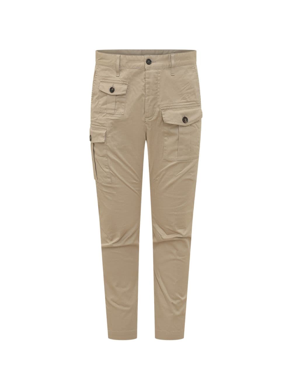 DSQUARED2 dsquared2 pantalone beige uomo cargo - 4