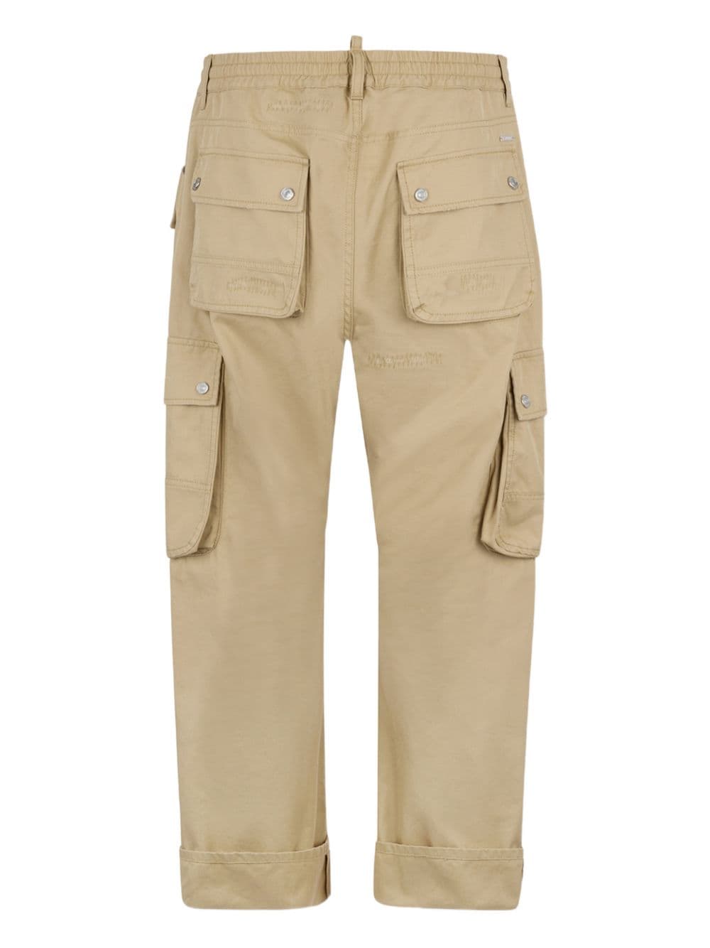 DSQUARED2 dsquared2 pantalone beige uomo cargo - 2