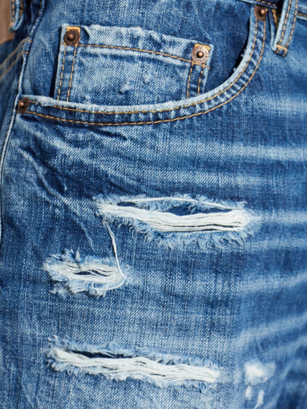 DSQUARED2 dsquared2 jeans blu uomo bro distressed - 4