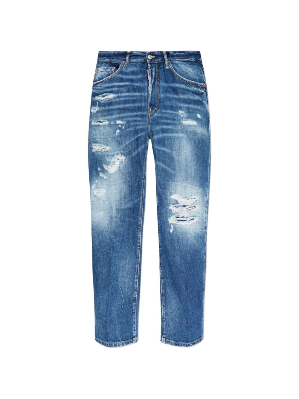 DSQUARED2 dsquared2 jeans blu uomo bro distressed - 5