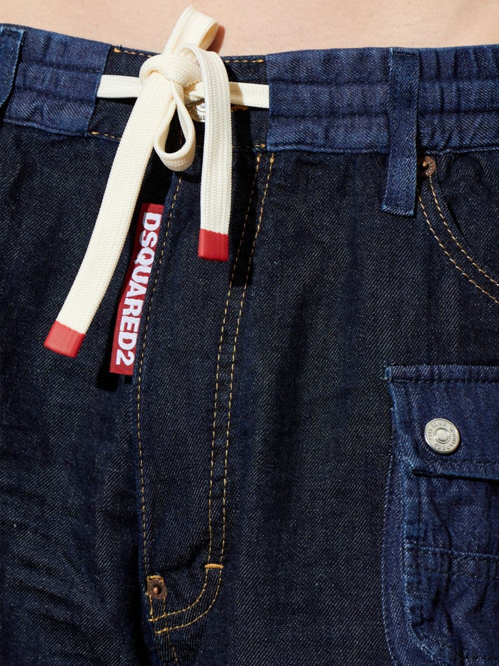 DSQUARED2 dsquared2 short blu uomo denim - 4