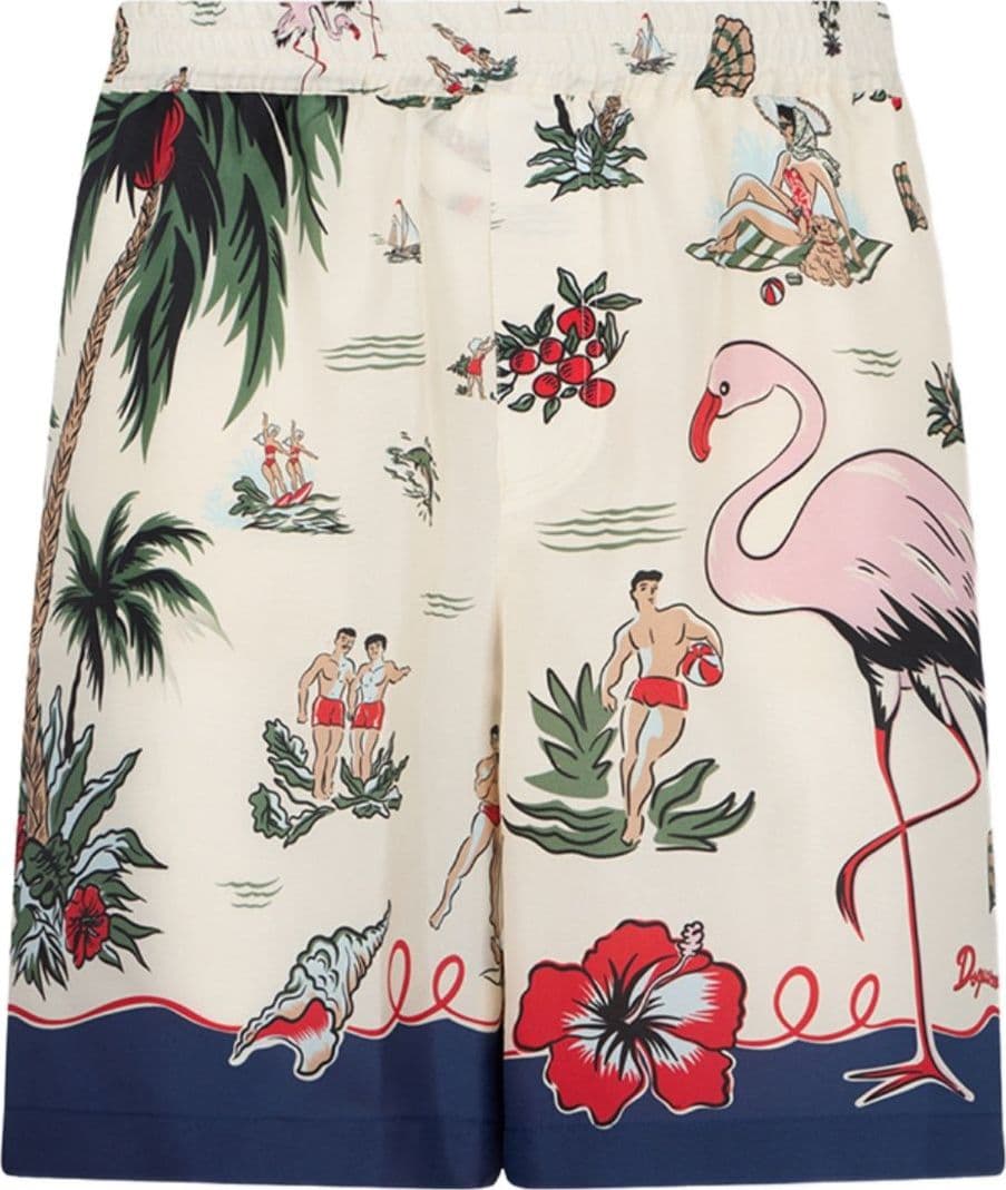 DSQUARED2 dsquared2 short fenicottero uomo multicolore - 3