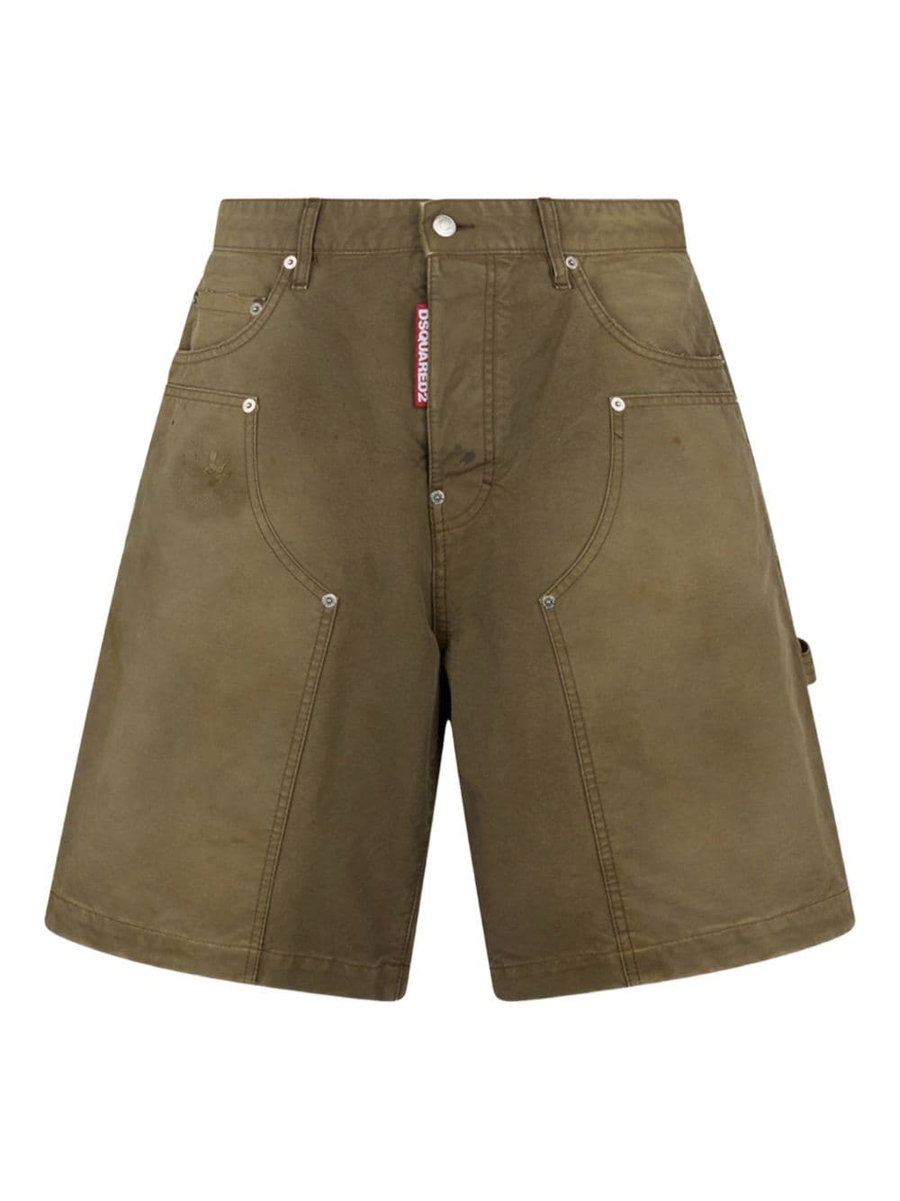 DSQUARED2 dsquared2 short verde uomo carpenter - 3