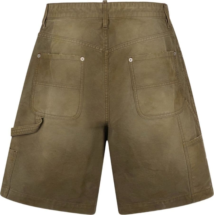 DSQUARED2 dsquared2 short verde uomo carpenter - 2