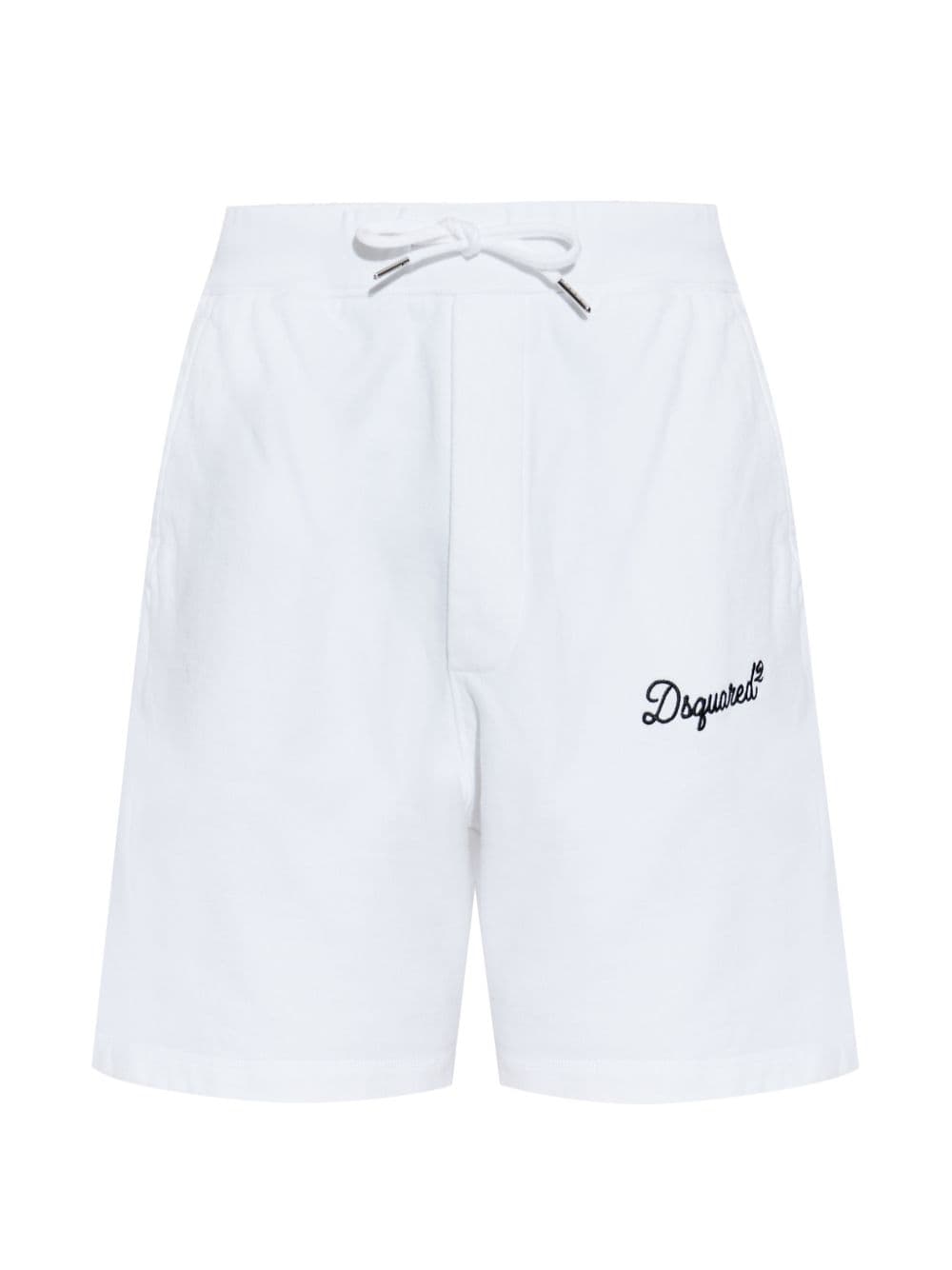 DSQUARED2 dsquared2 short bianco uomo logo ricamato - 5