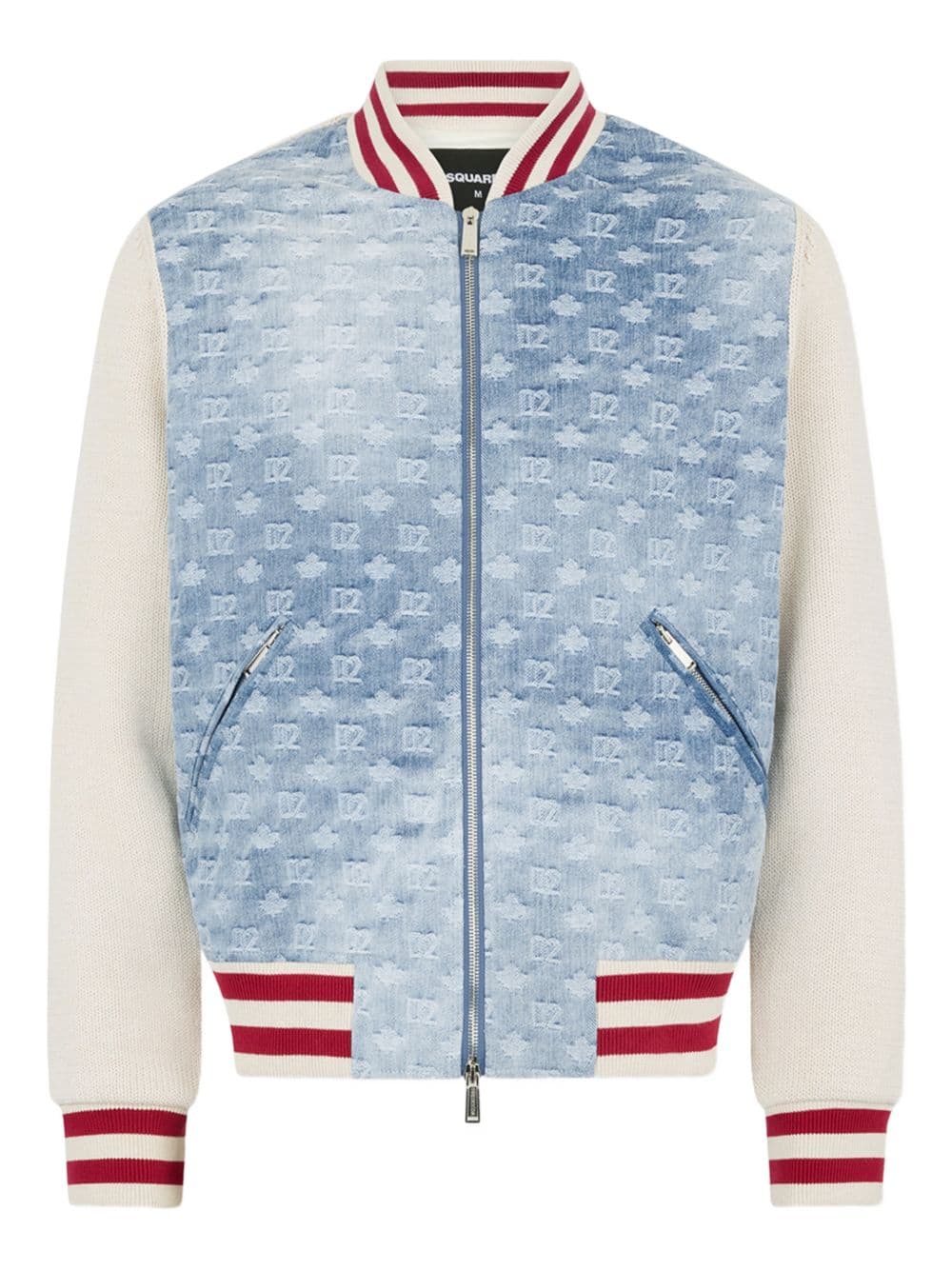 DSQUARED2 dsquared2 giubbotto celeste uomo logo monogramma - 3
