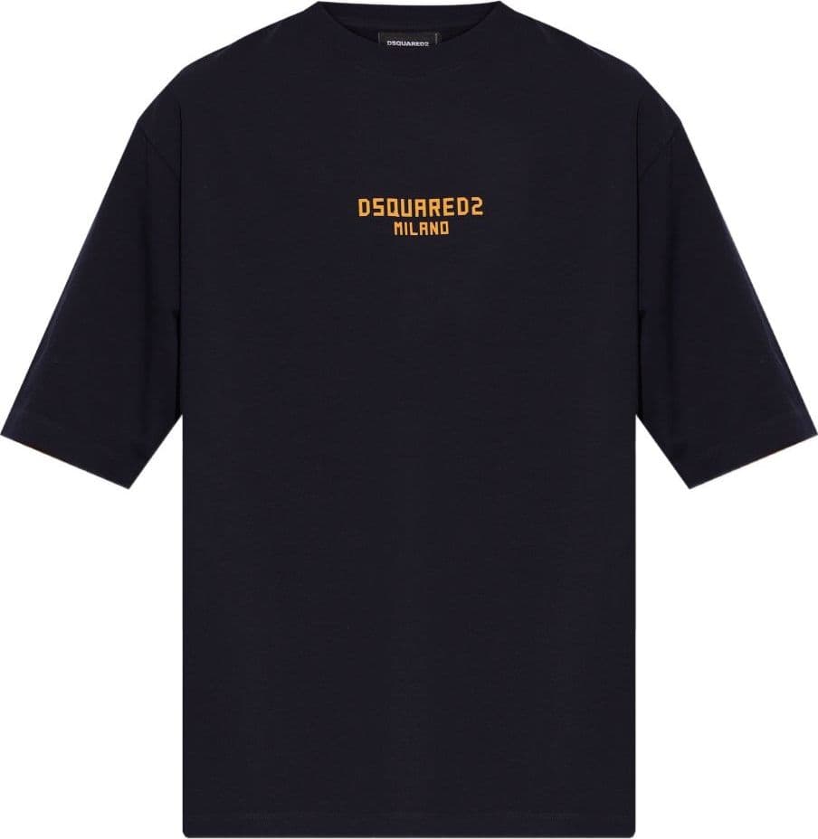 DSQUARED2 dsquared2 t-shirt blu uomo logo milano - 5
