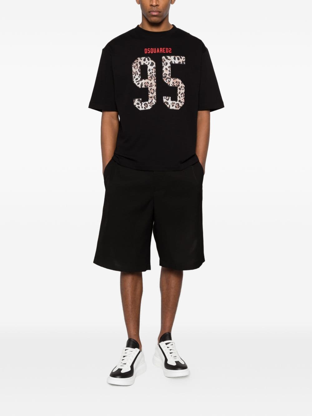 DSQUARED2 dsquared2 t-shirt nero uomo numero 95 - 2