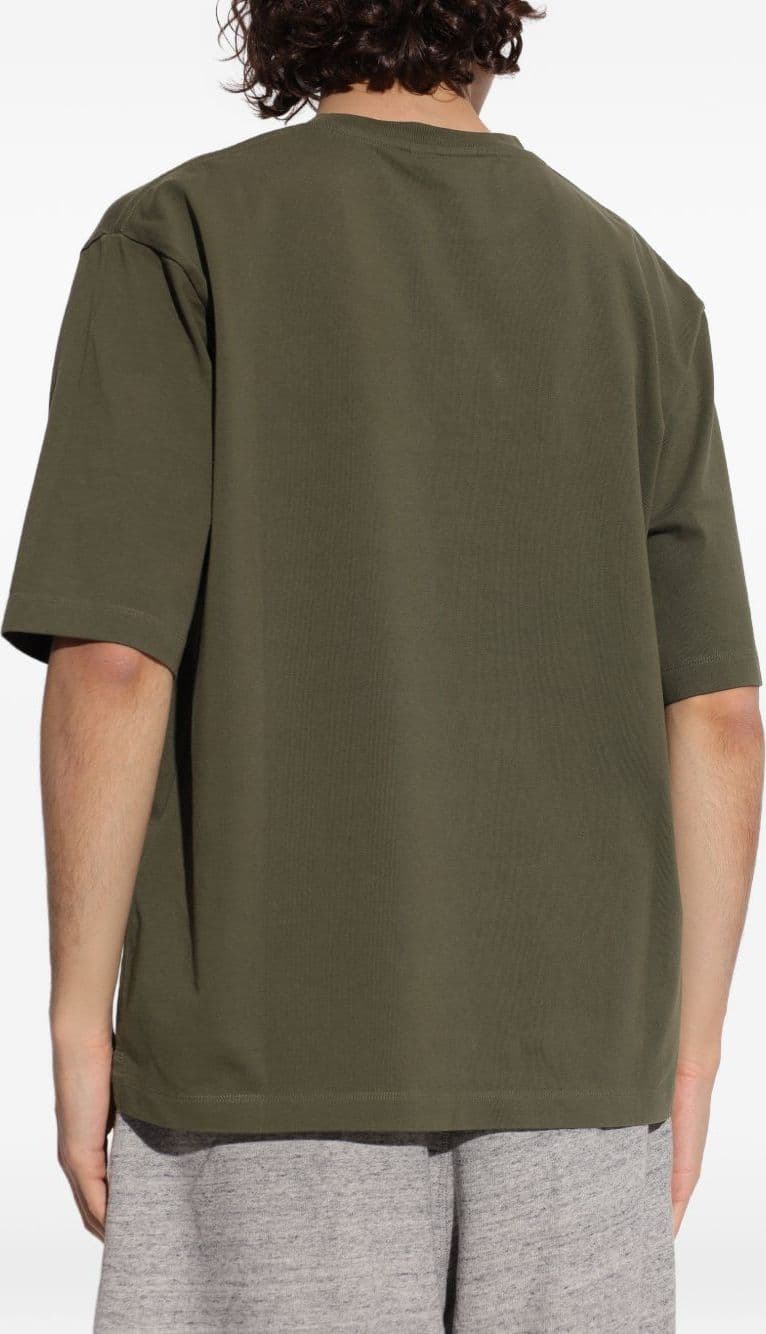 DSQUARED2 dsquared2 t-shirt verde uomo ricamo logo - 3
