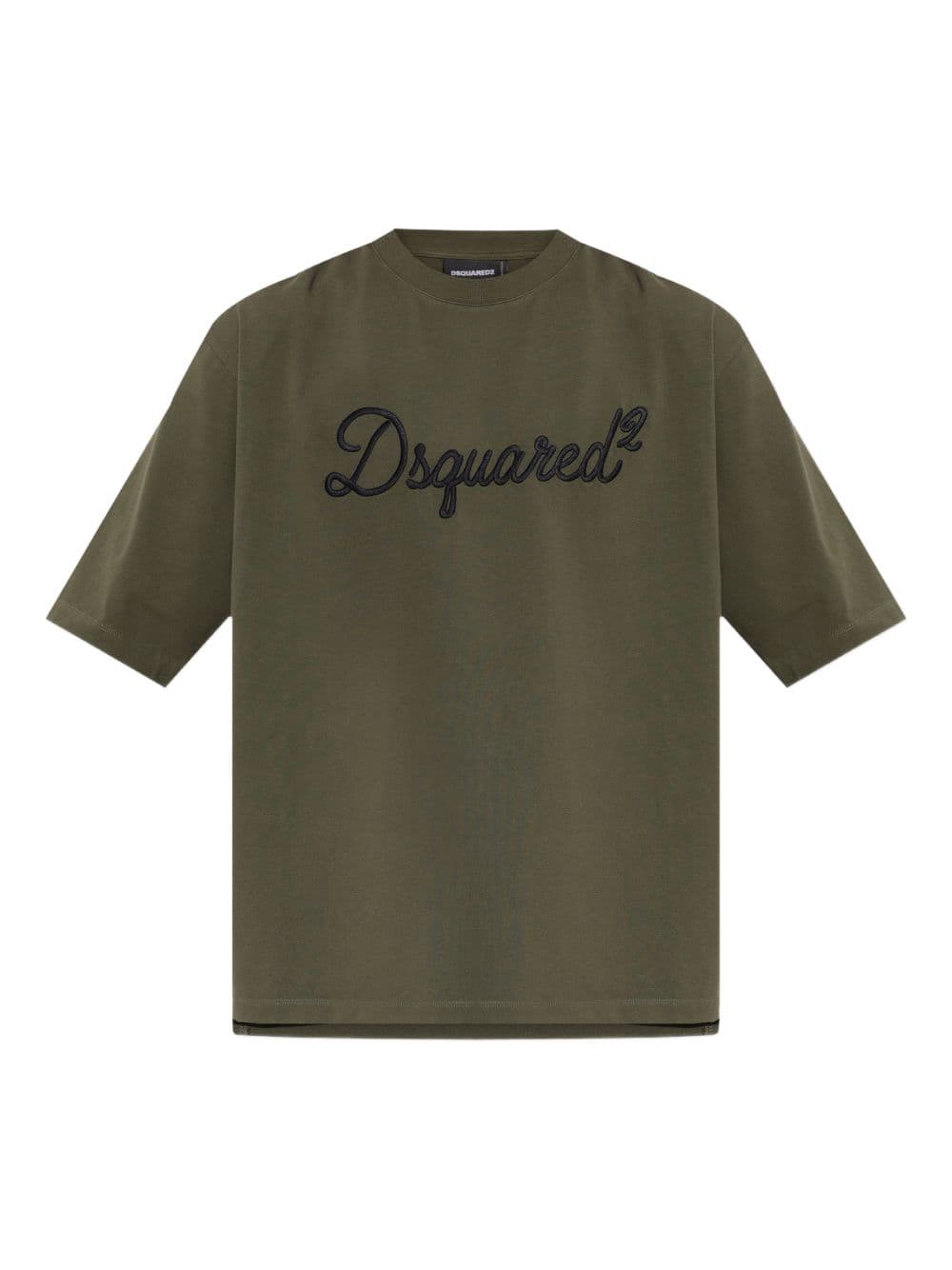 DSQUARED2 dsquared2 t-shirt verde uomo ricamo logo - 5
