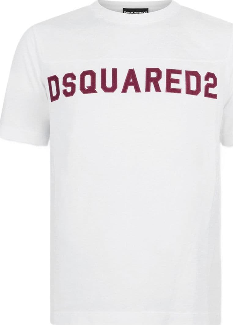 DSQUARED2 dsquared2 t-shirt bianco uomo fade cool – OTHER