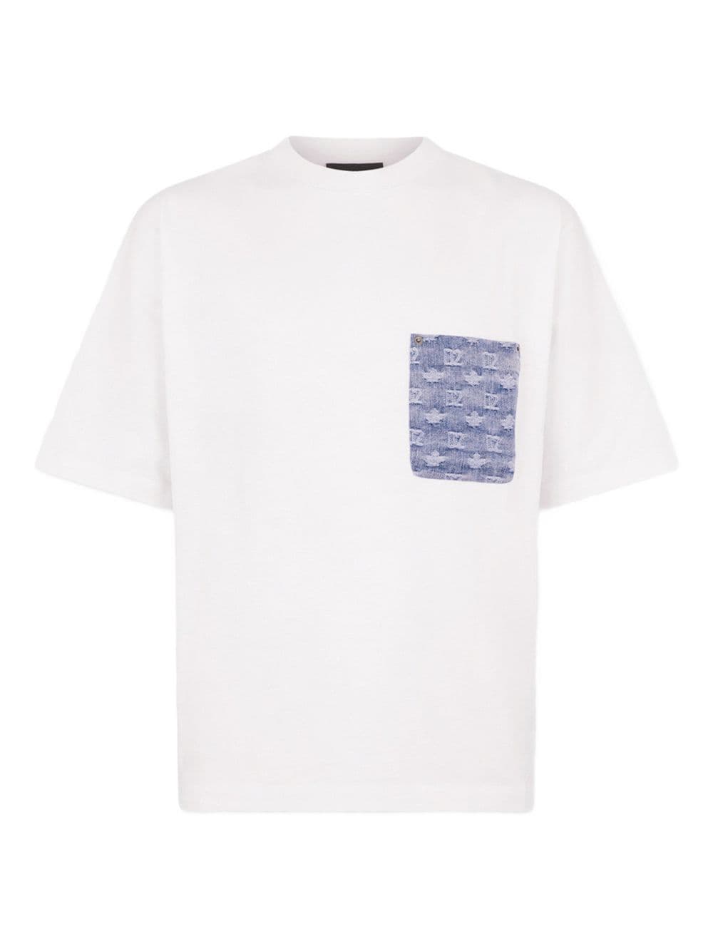 DSQUARED2 dsquared2 t-shirt bianco uomo taschino - 3