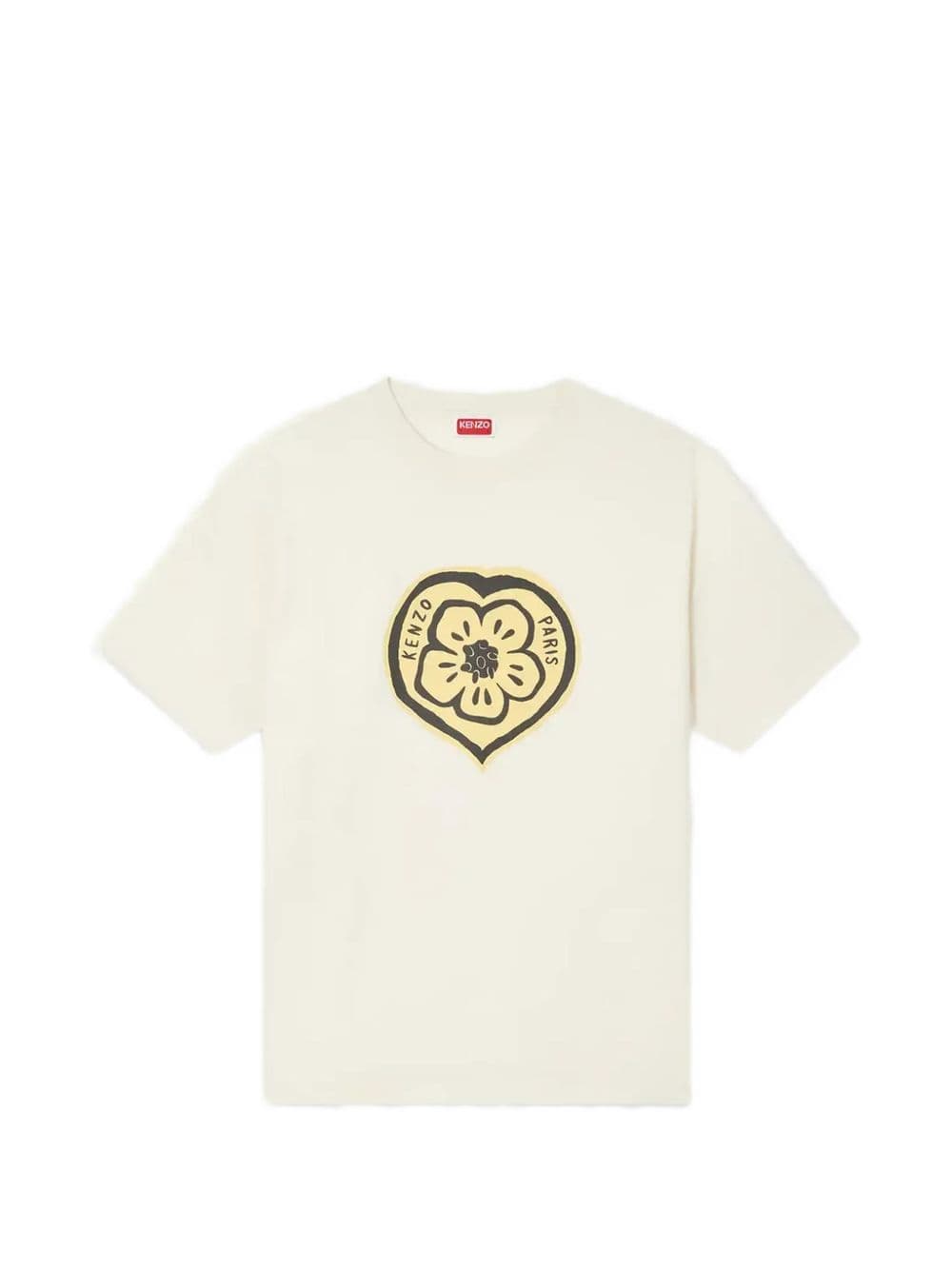 Kenzo kenzo t-shirt cuore boke uomo bianco - 4