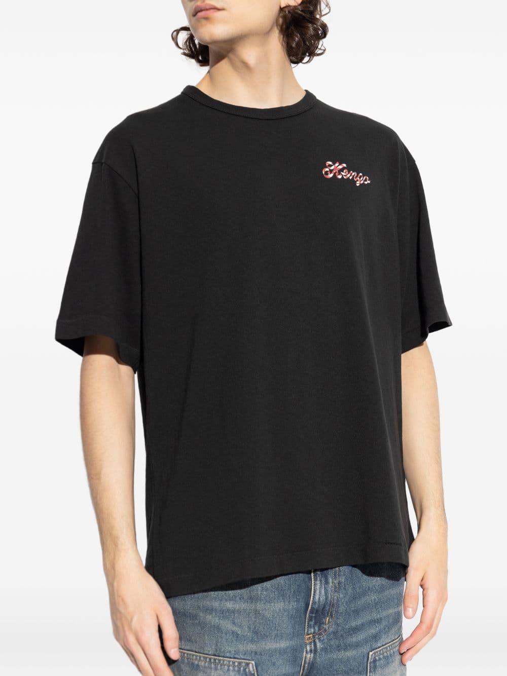 Kenzo kenzo t-shirt winter holidays uomo nero - 6