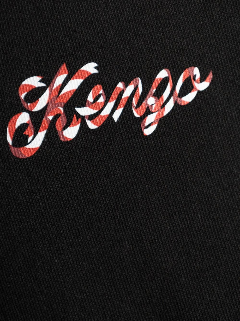 Kenzo kenzo t-shirt winter holidays uomo nero - 4