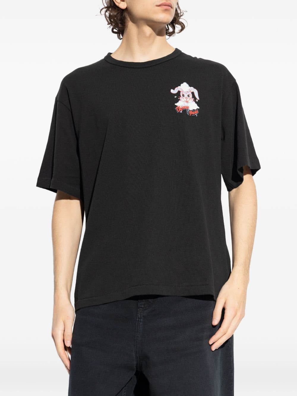 Kenzo kenzo t-shirt coniglio uomo nero - 6